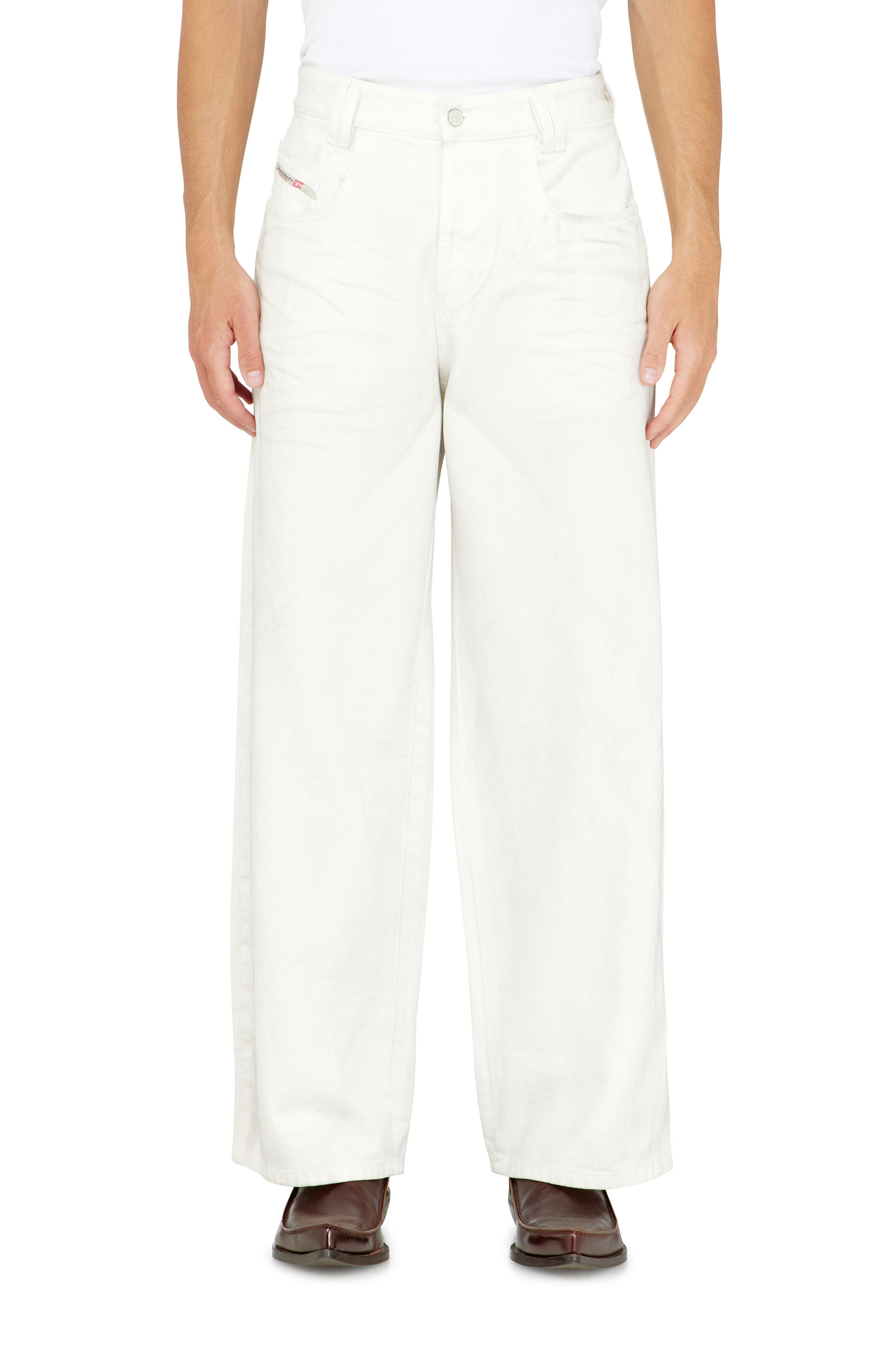 Diesel - Relaxed Jeans 1982 D-Hakou 007GG Unisex, Bianco - Image 4