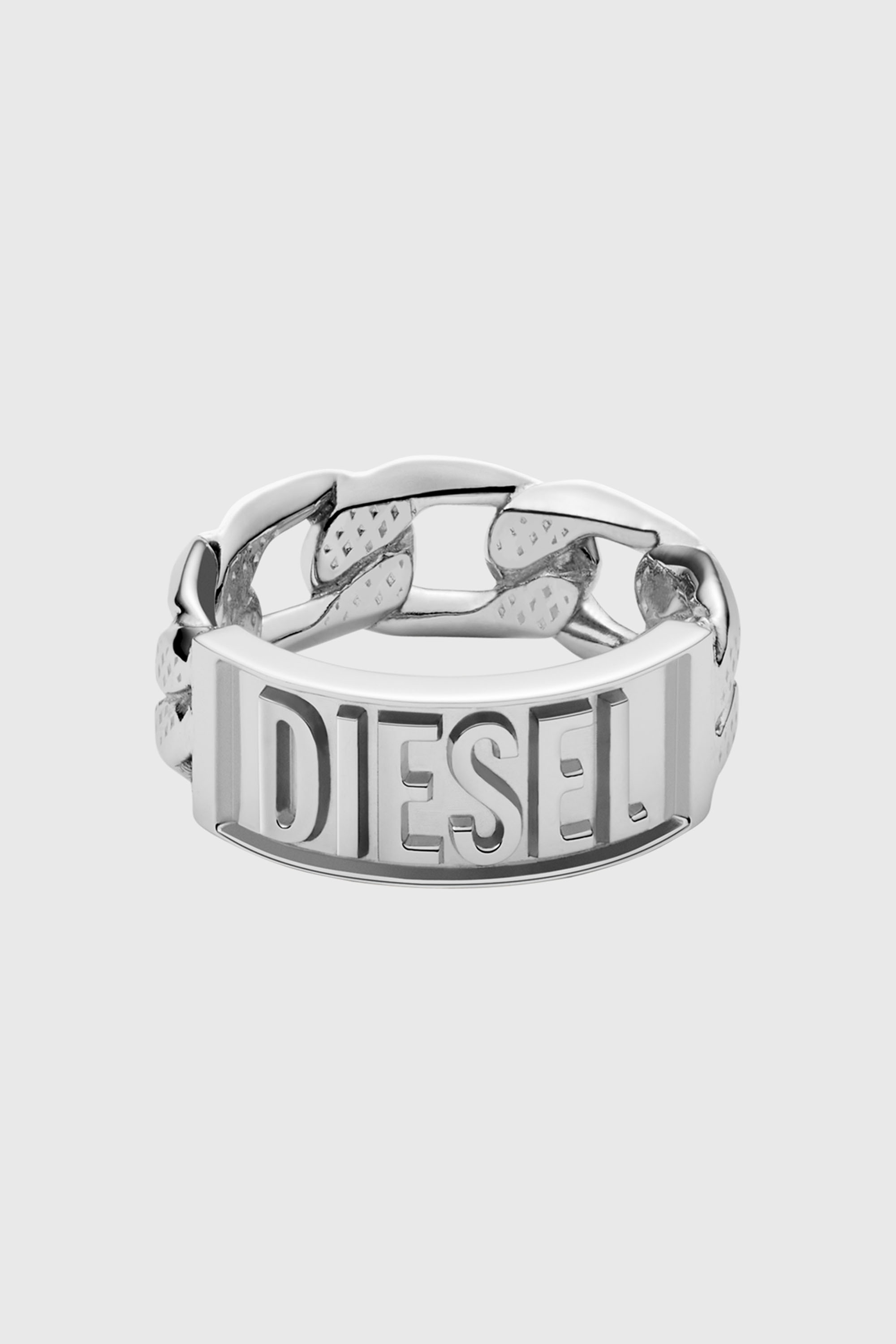 Diesel - DX1347, Anello in acciaio inossidabile Uomo in Argento - 2