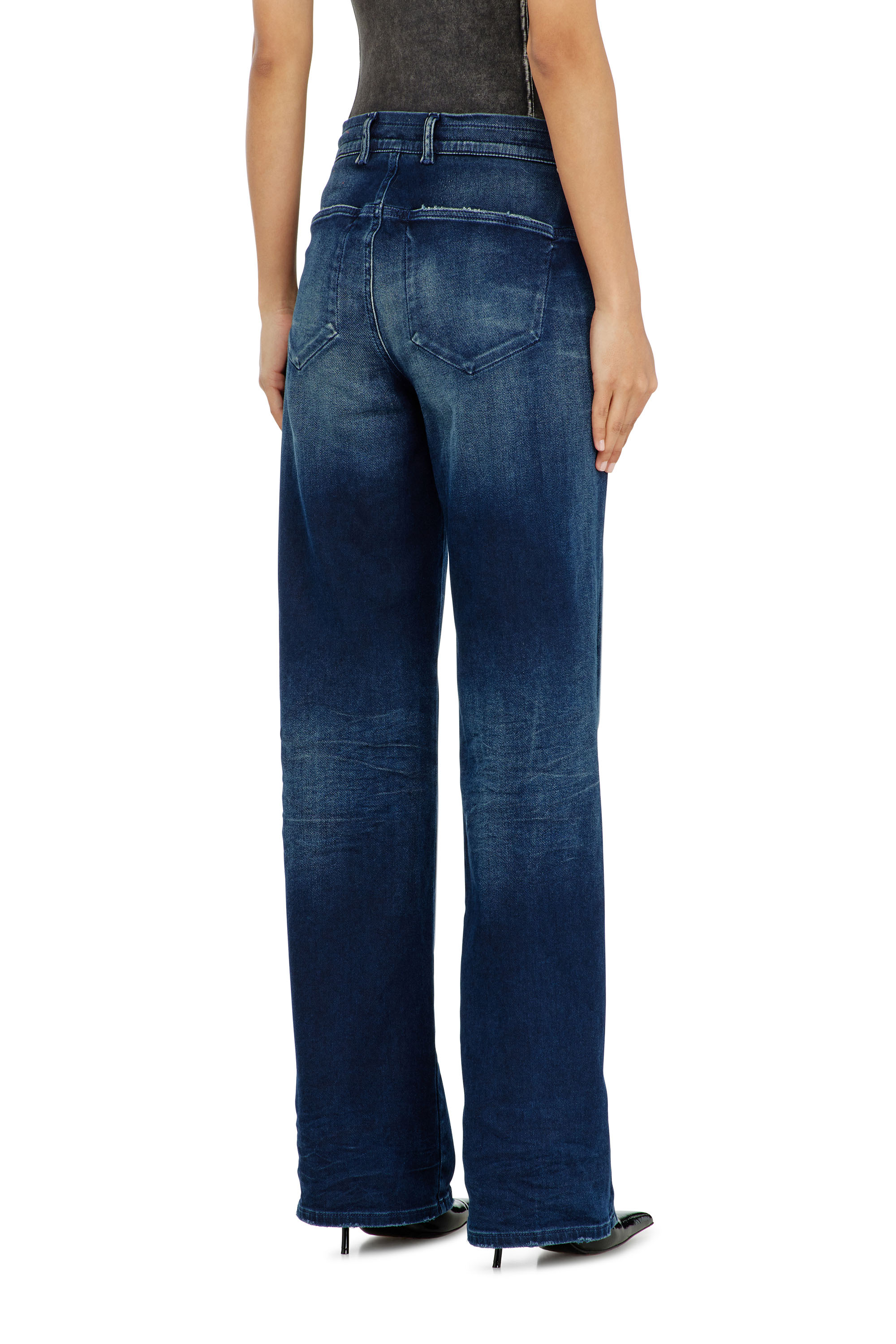 Diesel - Regular 2071 D-Meel Joggjeans&reg; 09P93 Donna, Blu Scuro - Image 3