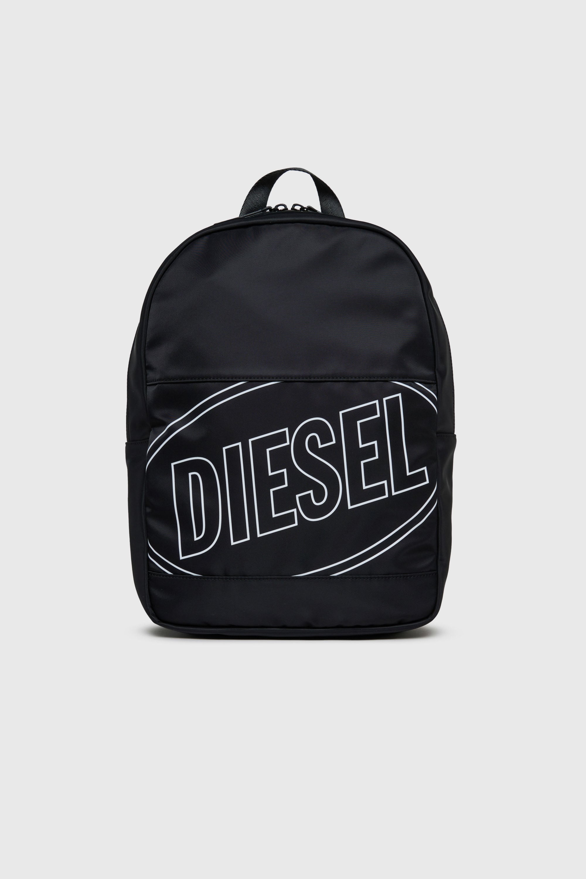 Diesel - WCIRCLE, WCIRCLE - Zaino in nylon con stampa logo Uomo in Nero - 1