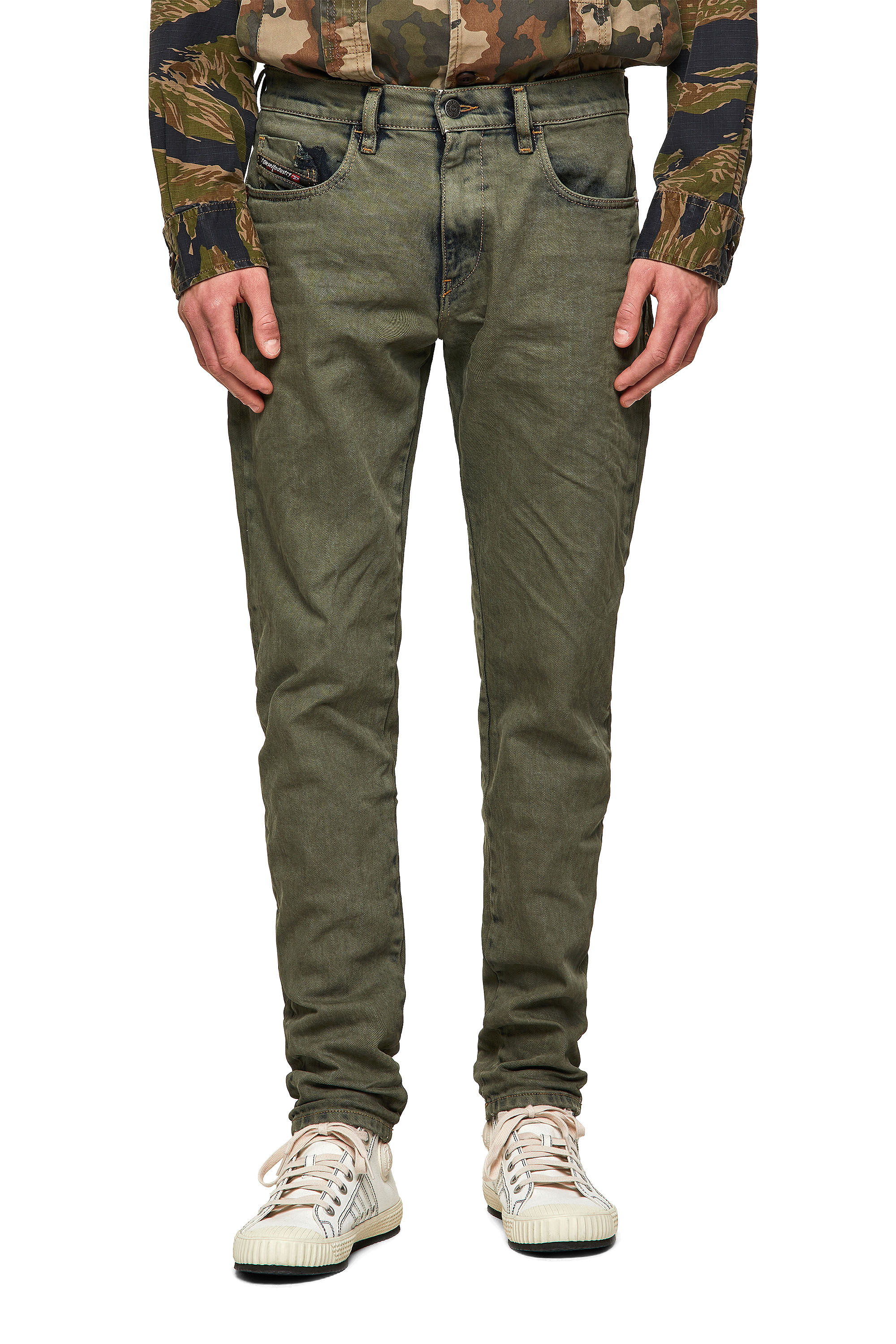 D-Strukt 09A50, Verde Militare - Jeans
