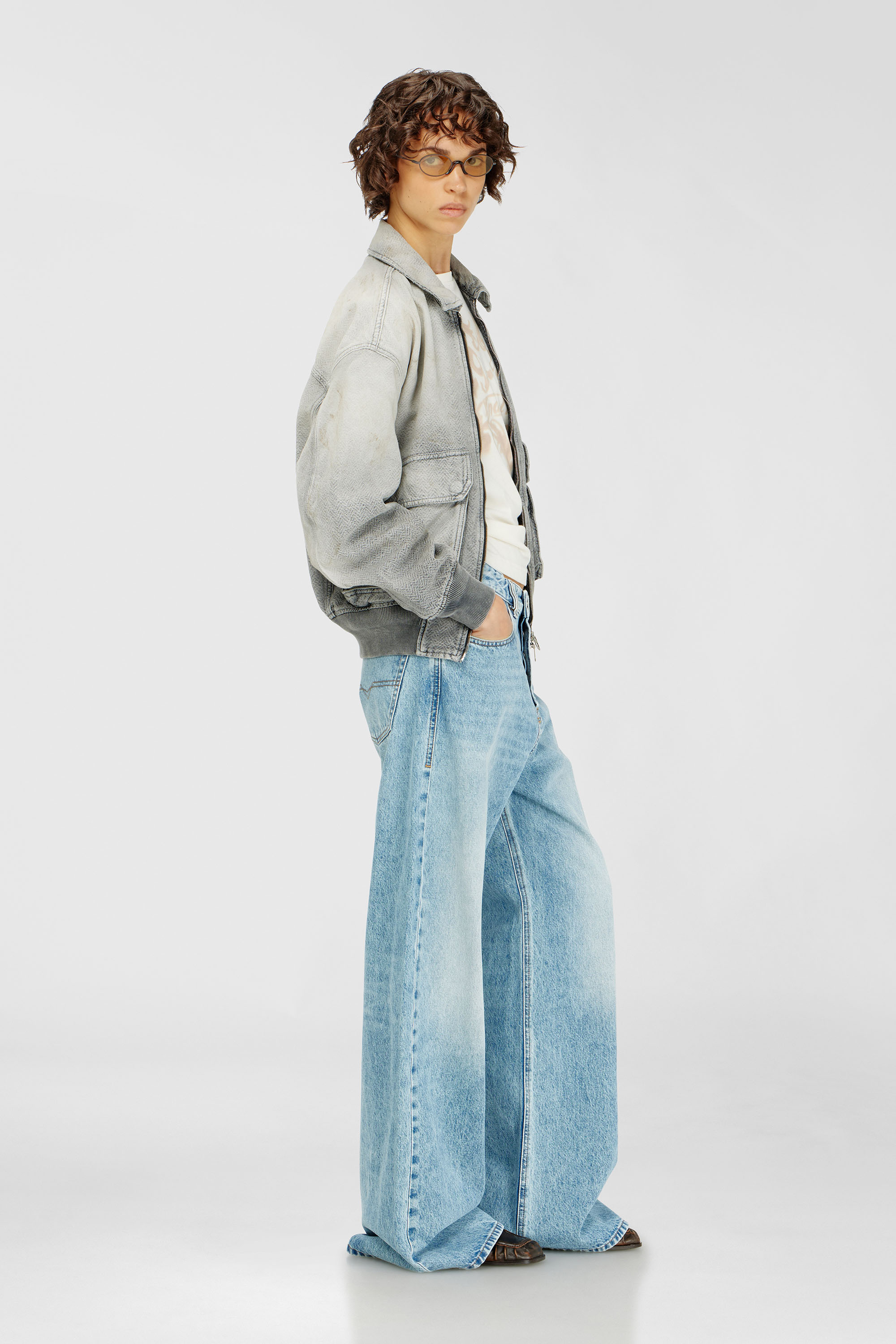 Diesel - Relaxed Jeans 1996 D-Sire 09I29 Unisex, Blu Chiaro - Image 2