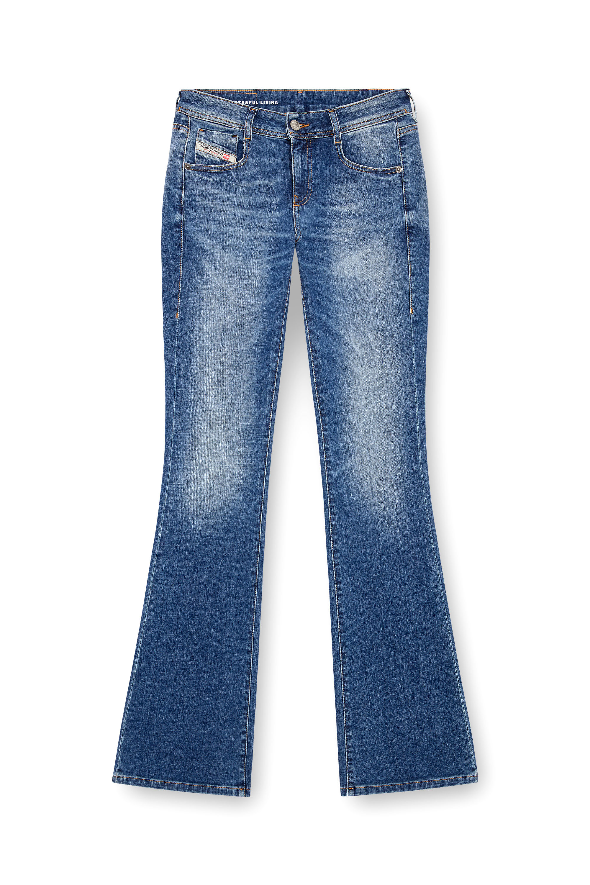 Diesel - Donna Bootcut and Flare Jeans 1969 D-Ebbey 09J33, Blu medio - Image 5