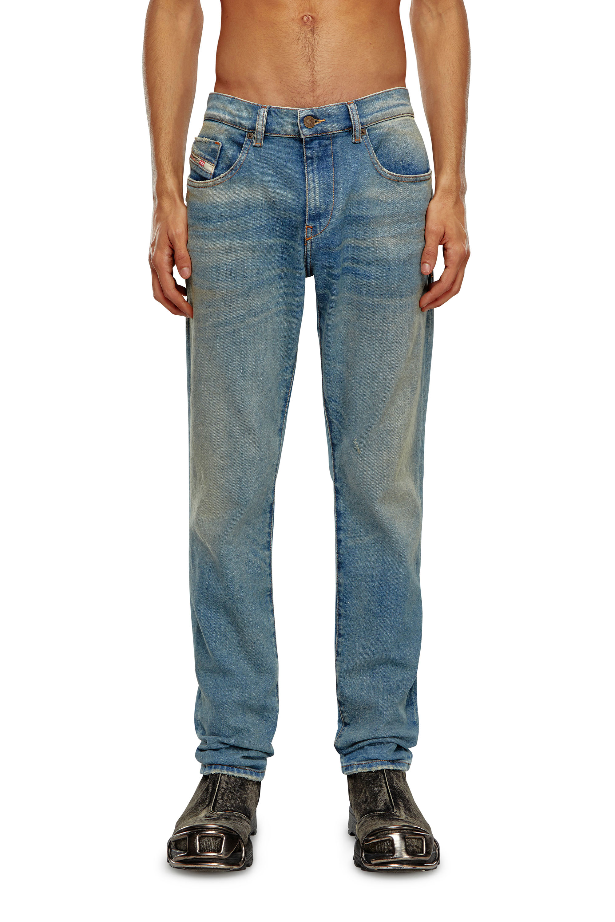 Diesel - Slim Jeans 2019 D-Strukt 09H50, Blu medio - Image 1