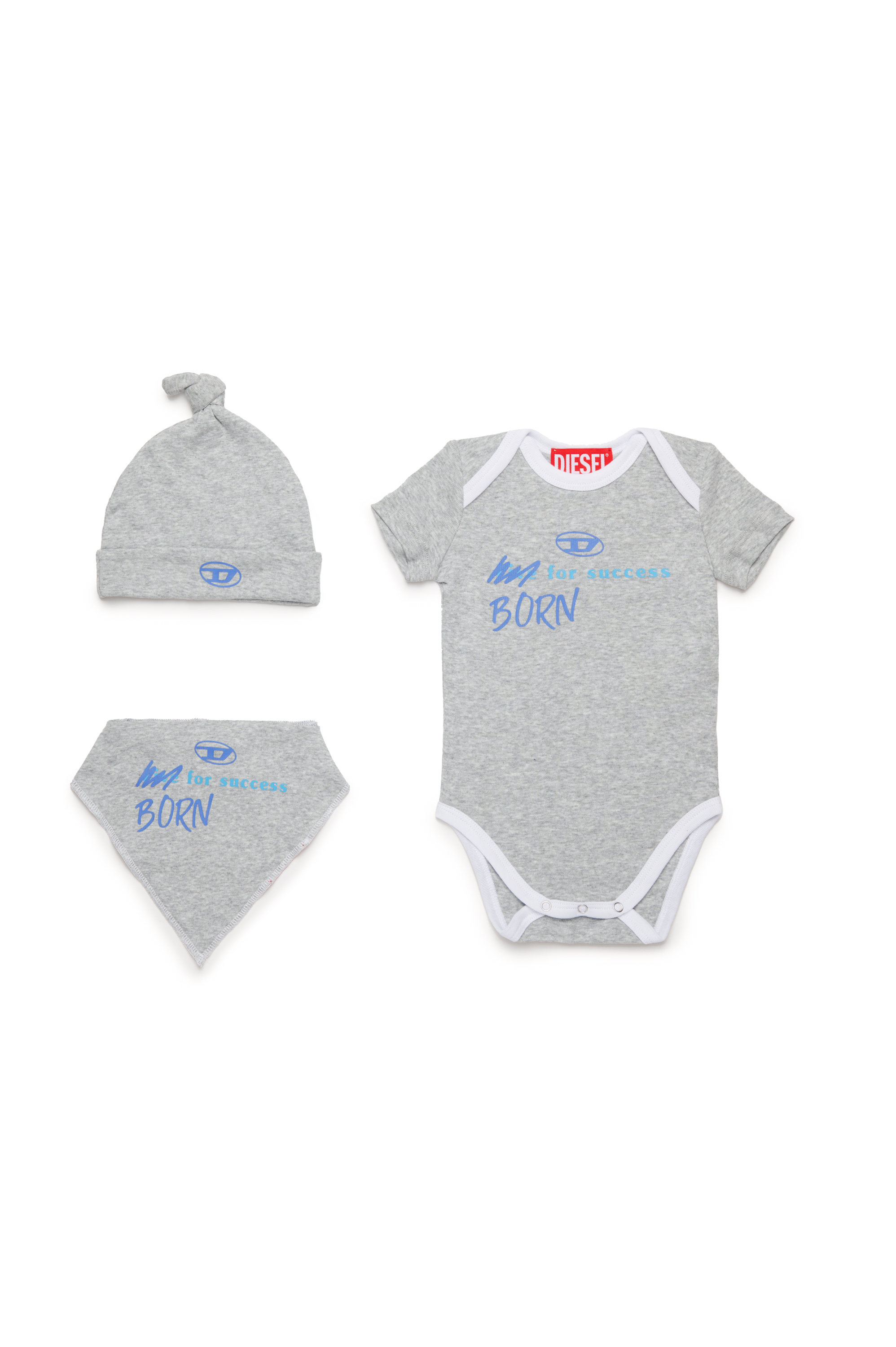 Diesel - URMASBOX-NB, Set regalo neonato Born For Success Unisex in Grigio - 1