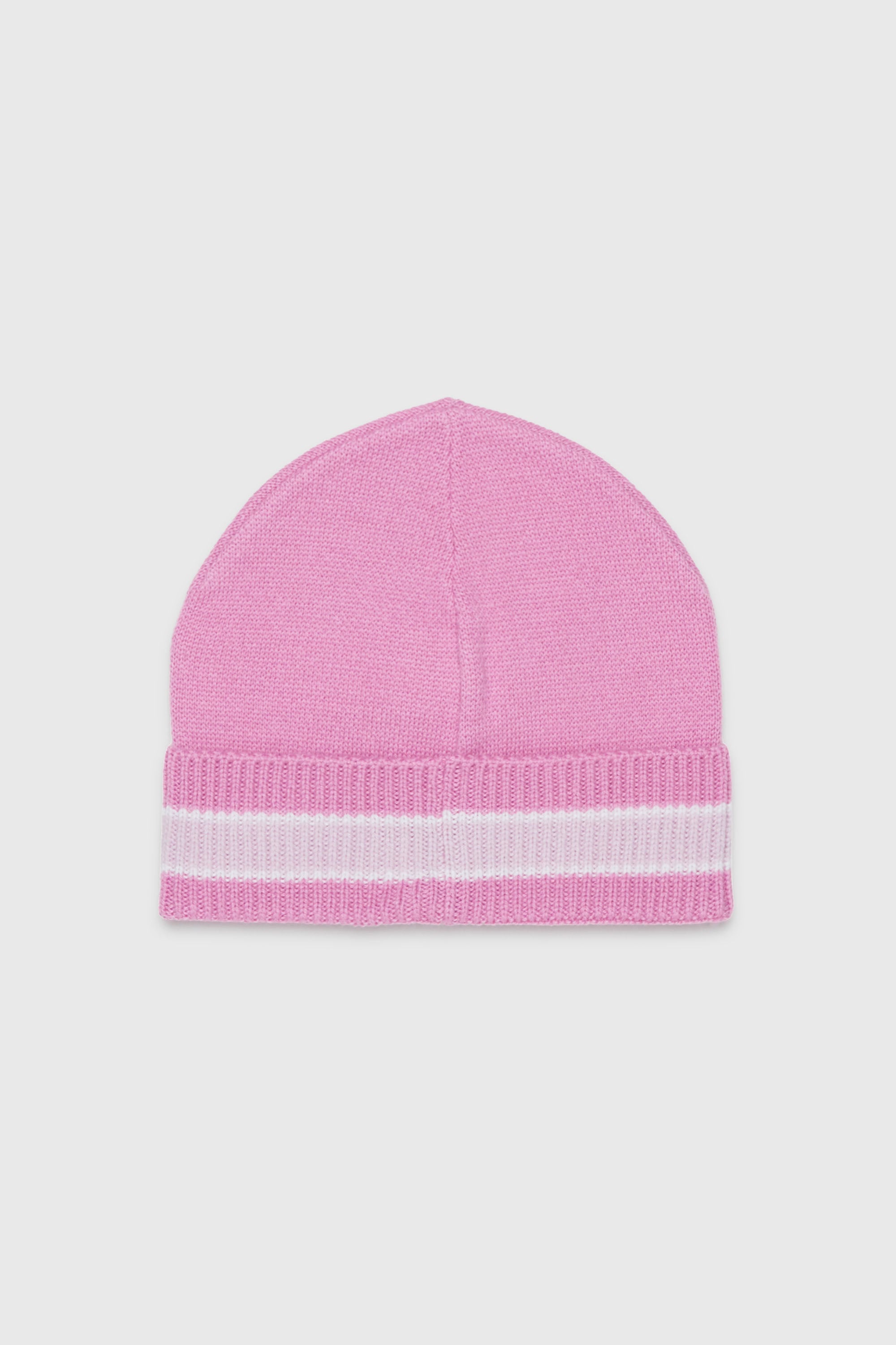 Diesel - FMOB, Beanie a righe in misto lana Unisex in Rosa - 2