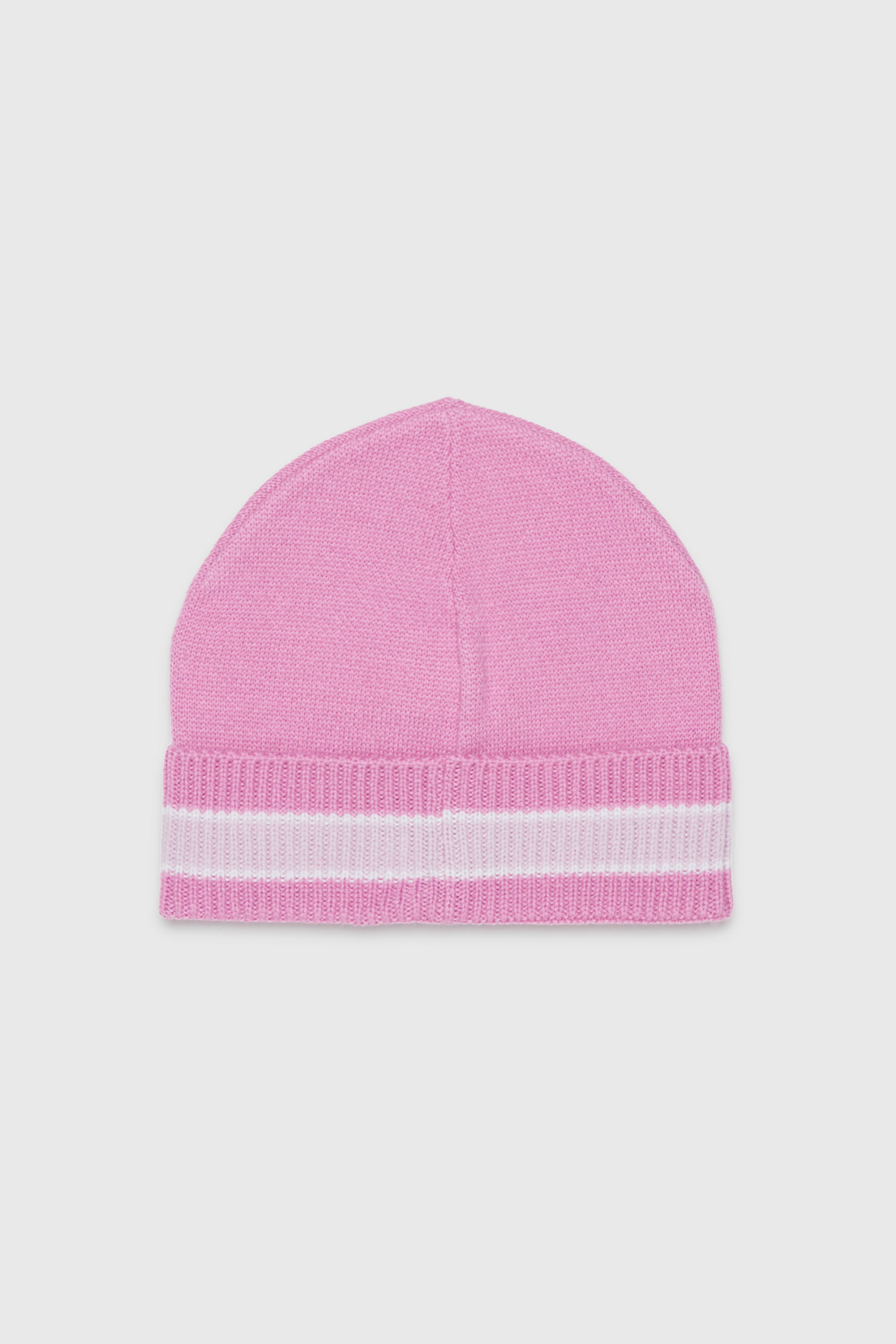Diesel - FMOB, Beanie a righe in misto lana Unisex in Rosa - 2