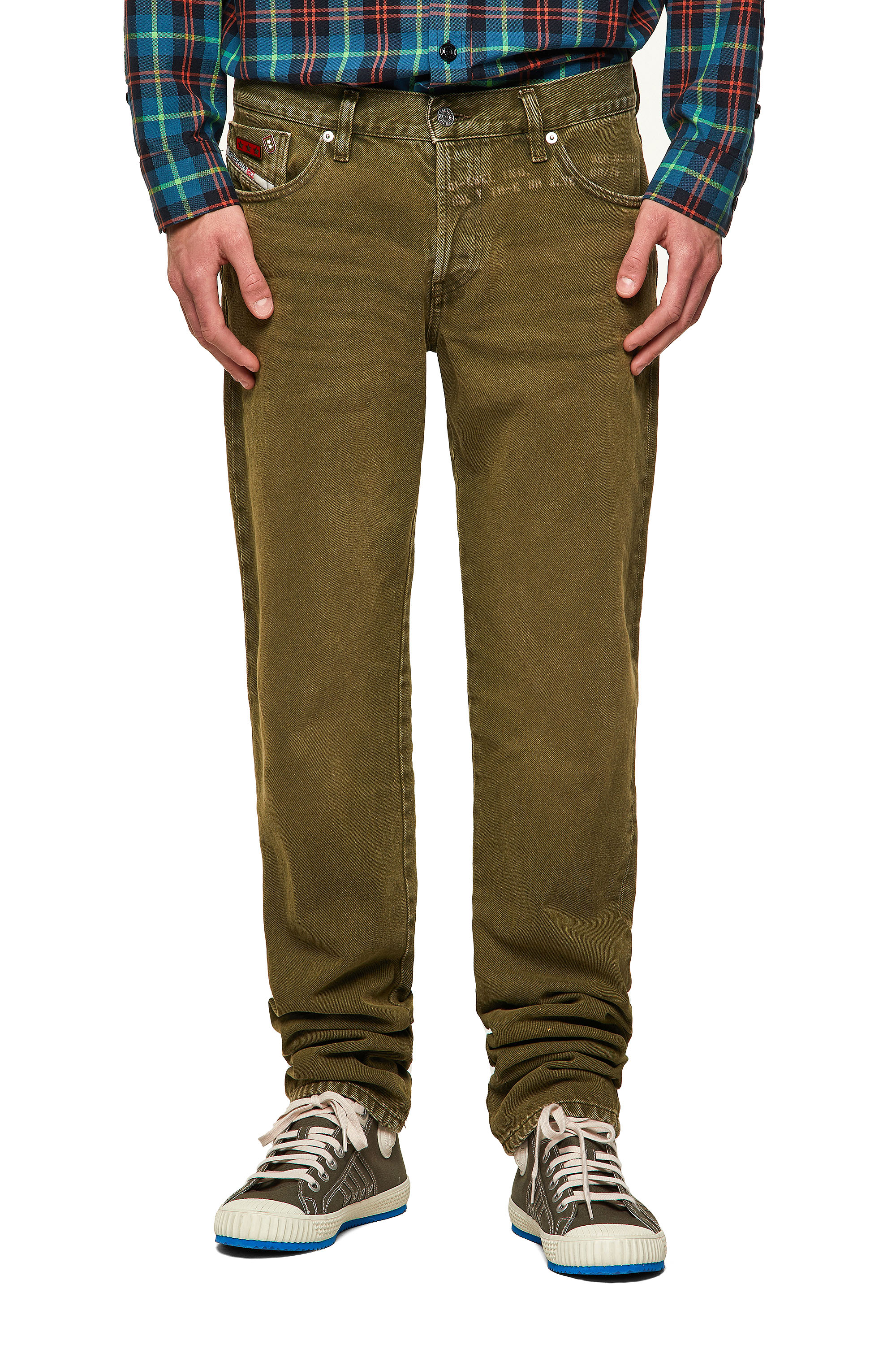 D-Kras 09A35, Verde Militare - Jeans