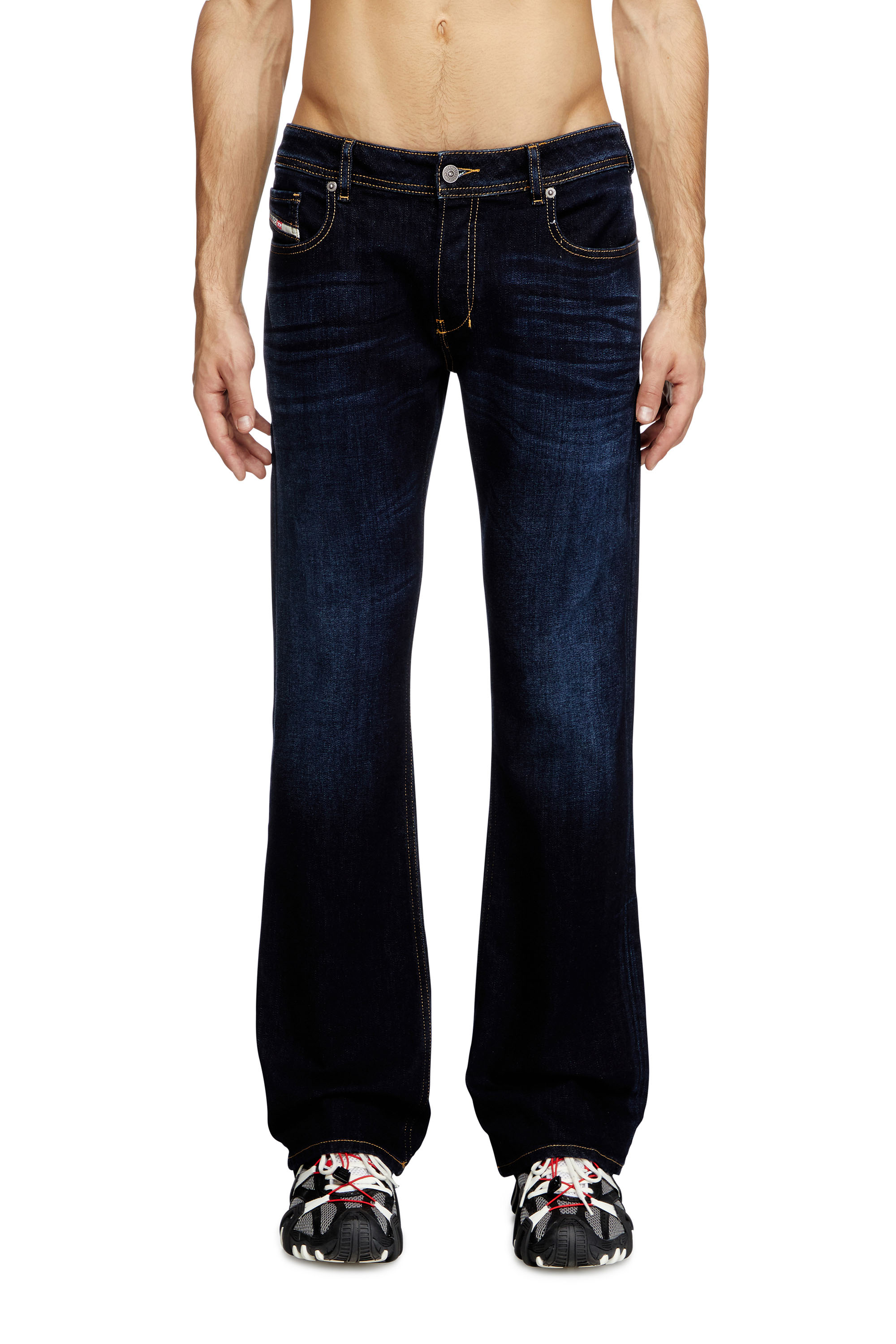 Diesel - Bootcut Jeans 2007 Zatiny 009ZS Uomo, Blu Scuro - Image 1