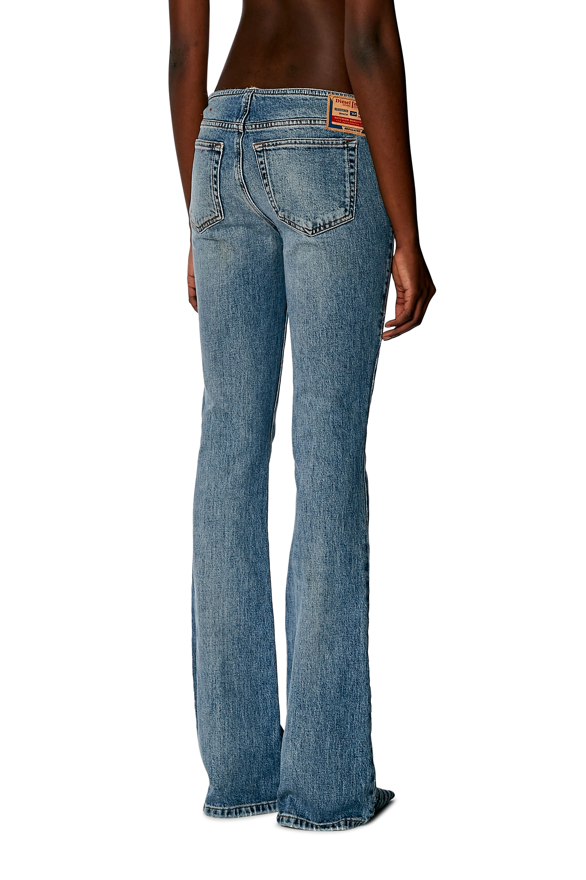 Diesel - Bootcut and Flare Jeans 1969 D-Ebbey 0DQAD, Blu Chiaro - Image 3