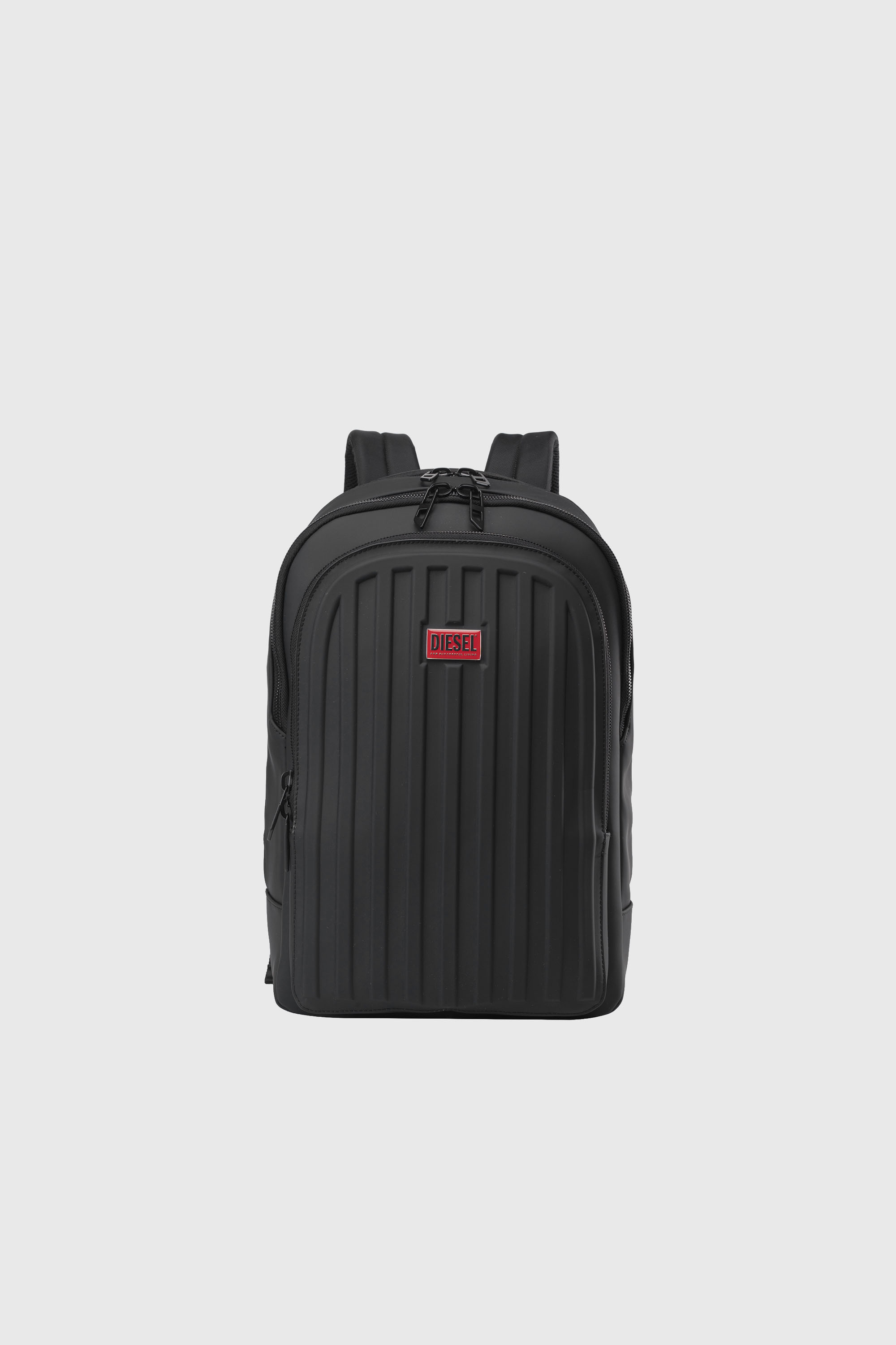 Diesel - DIESEL ALUMINUM BACKPACK DSB003, Zaino business funzionale Unisex in Nero - 1