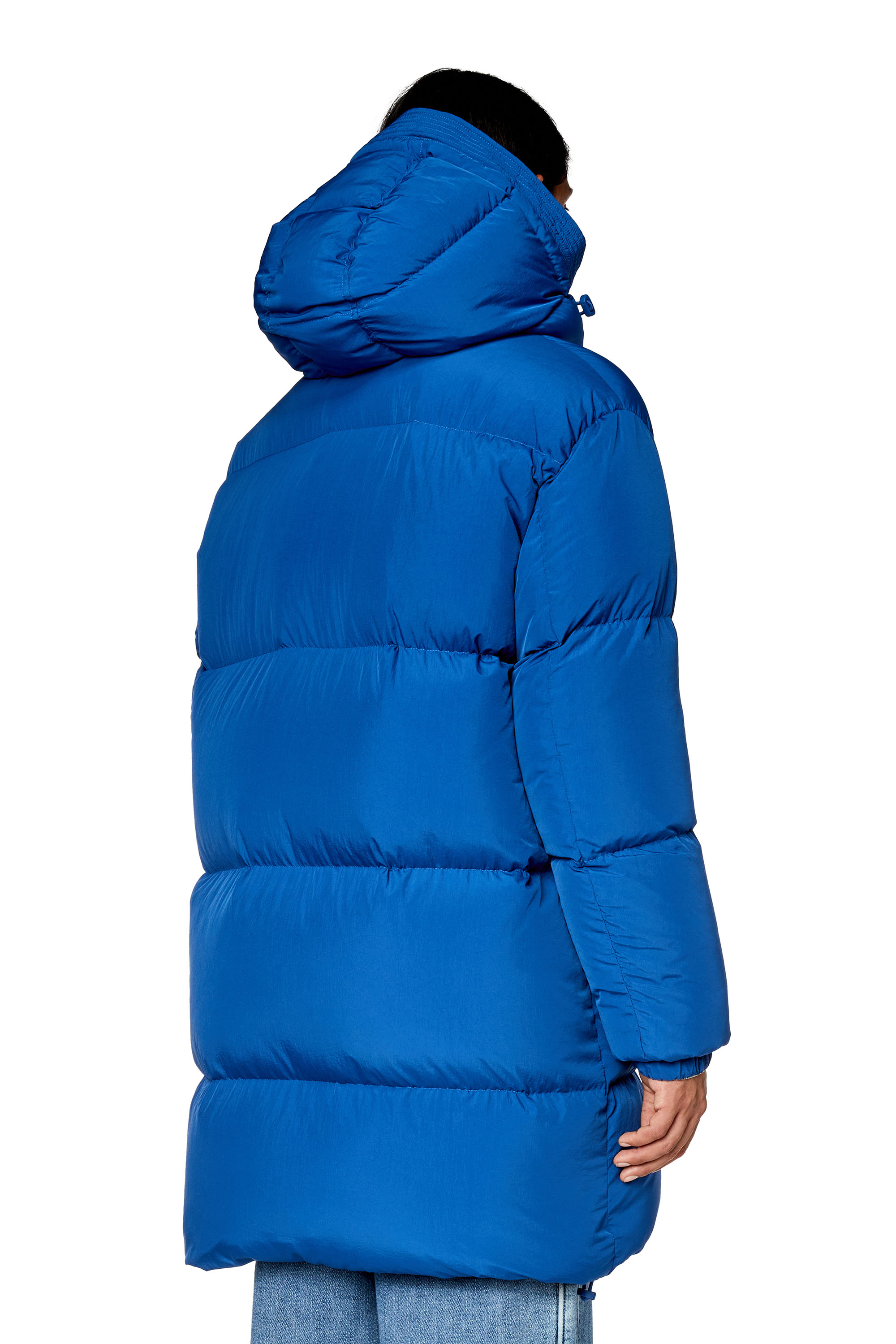 Diesel - W-ROLFYS-LONG, Piumino con trattamento ViralOff® Uomo in Blu - 4