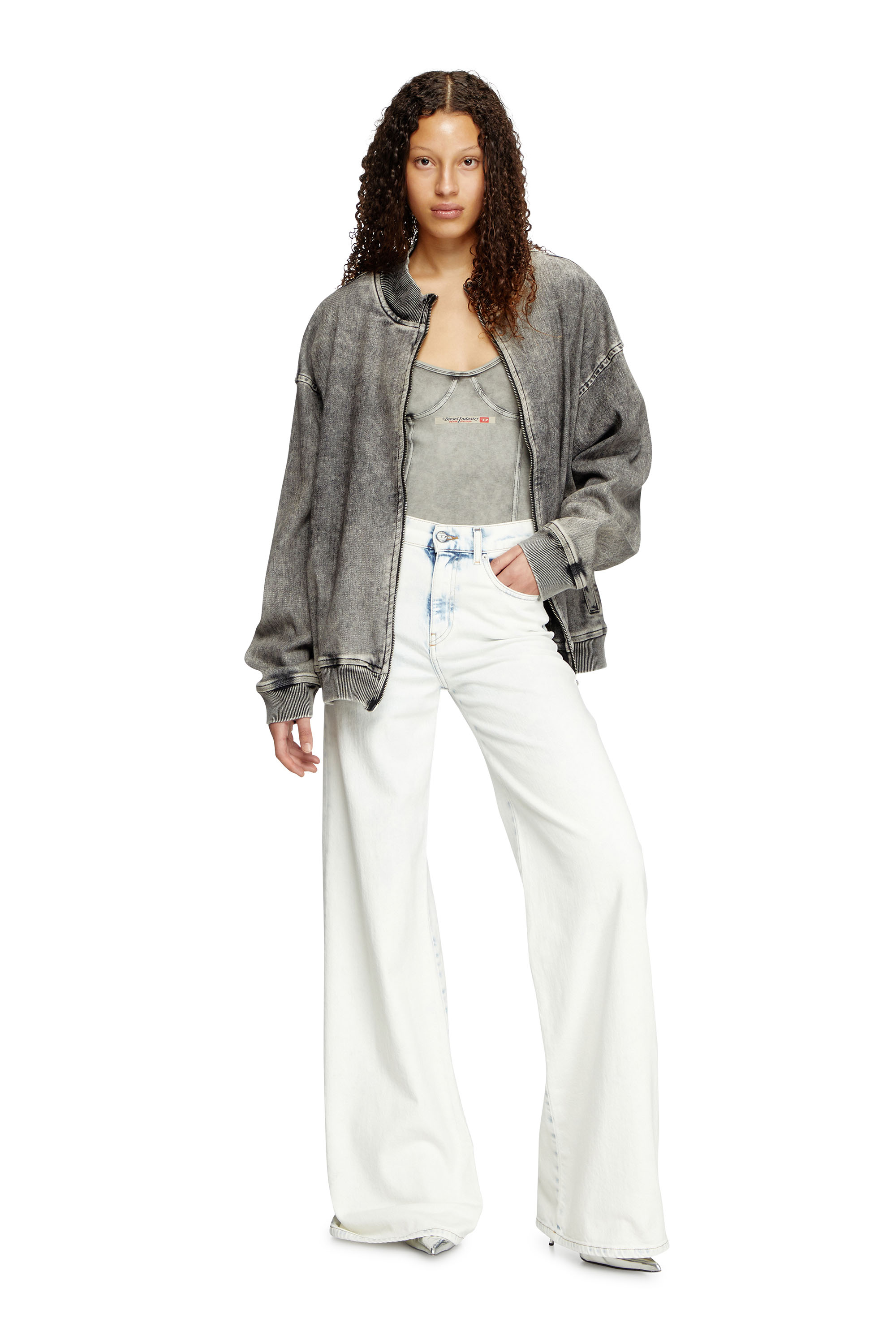 Diesel - Flare Jeans 1978 D-Akemi 09L33 Donna, Blu Chiaro - Image 1