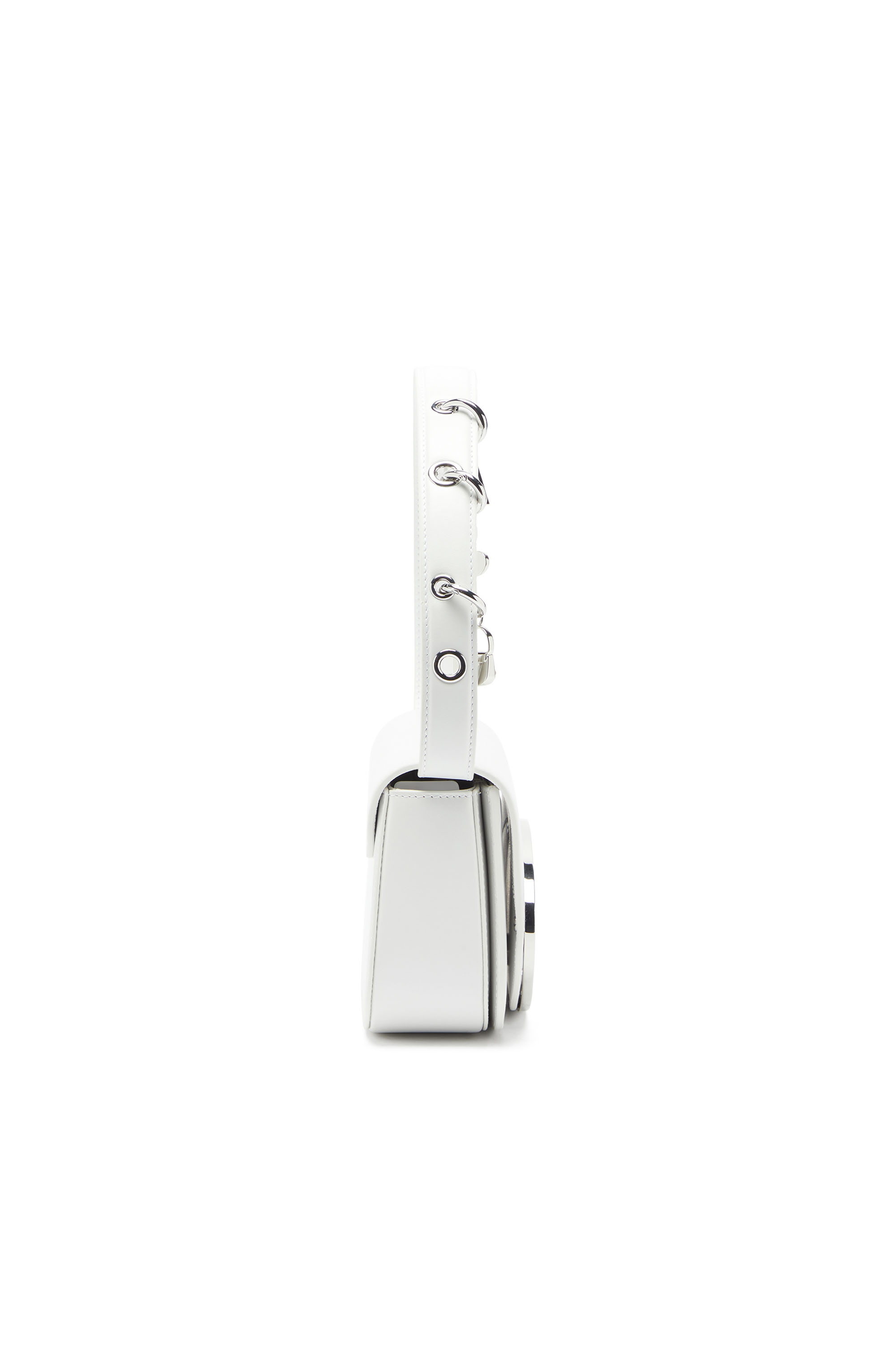 Diesel - 1DR, 1DR -Iconica borsaa spalla in pelle con charms sul manico Donna in Bianco - 4