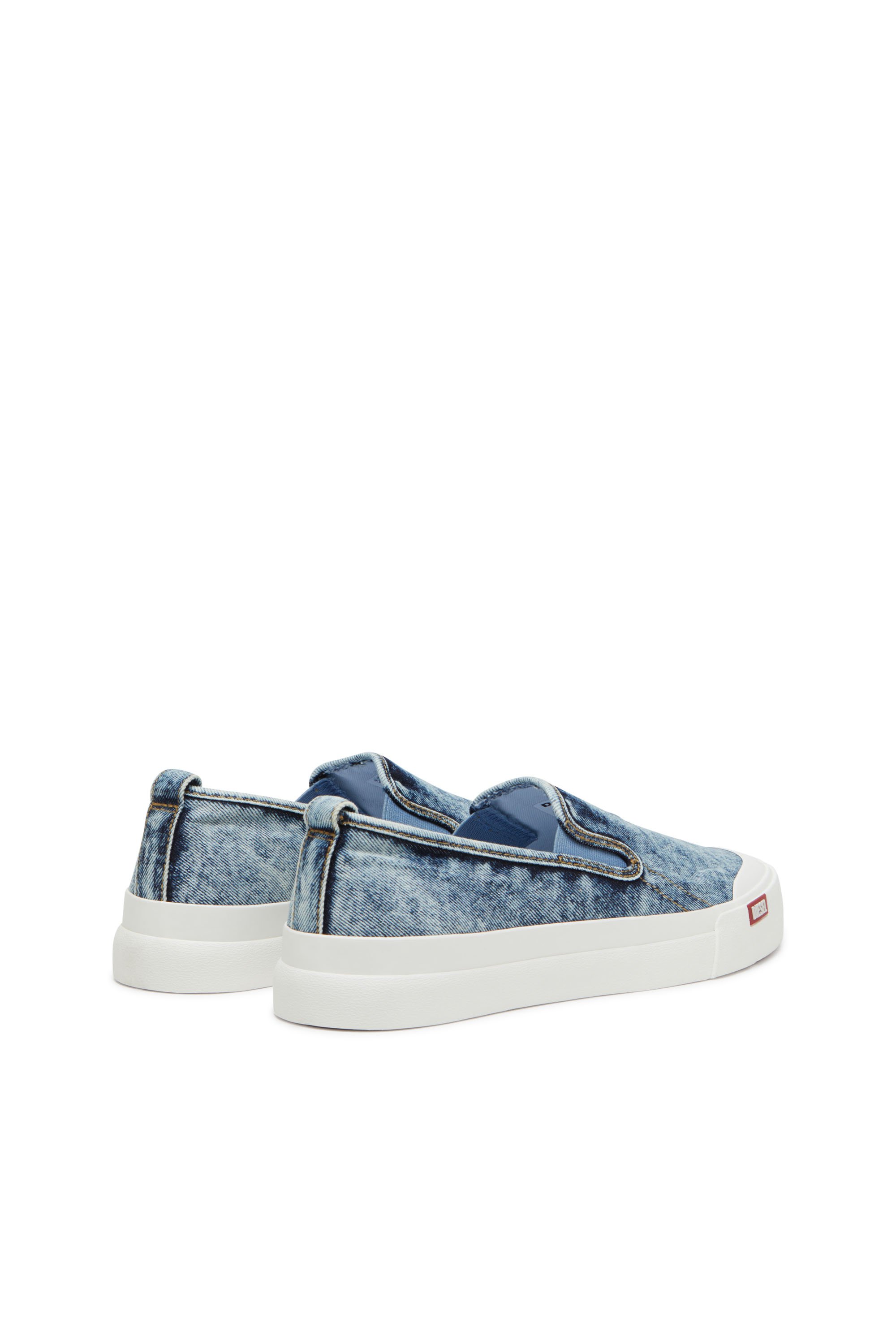 Diesel - S-ATHOS NMD SO, Sneaker slip-on in denim Uomo in Blu - 3