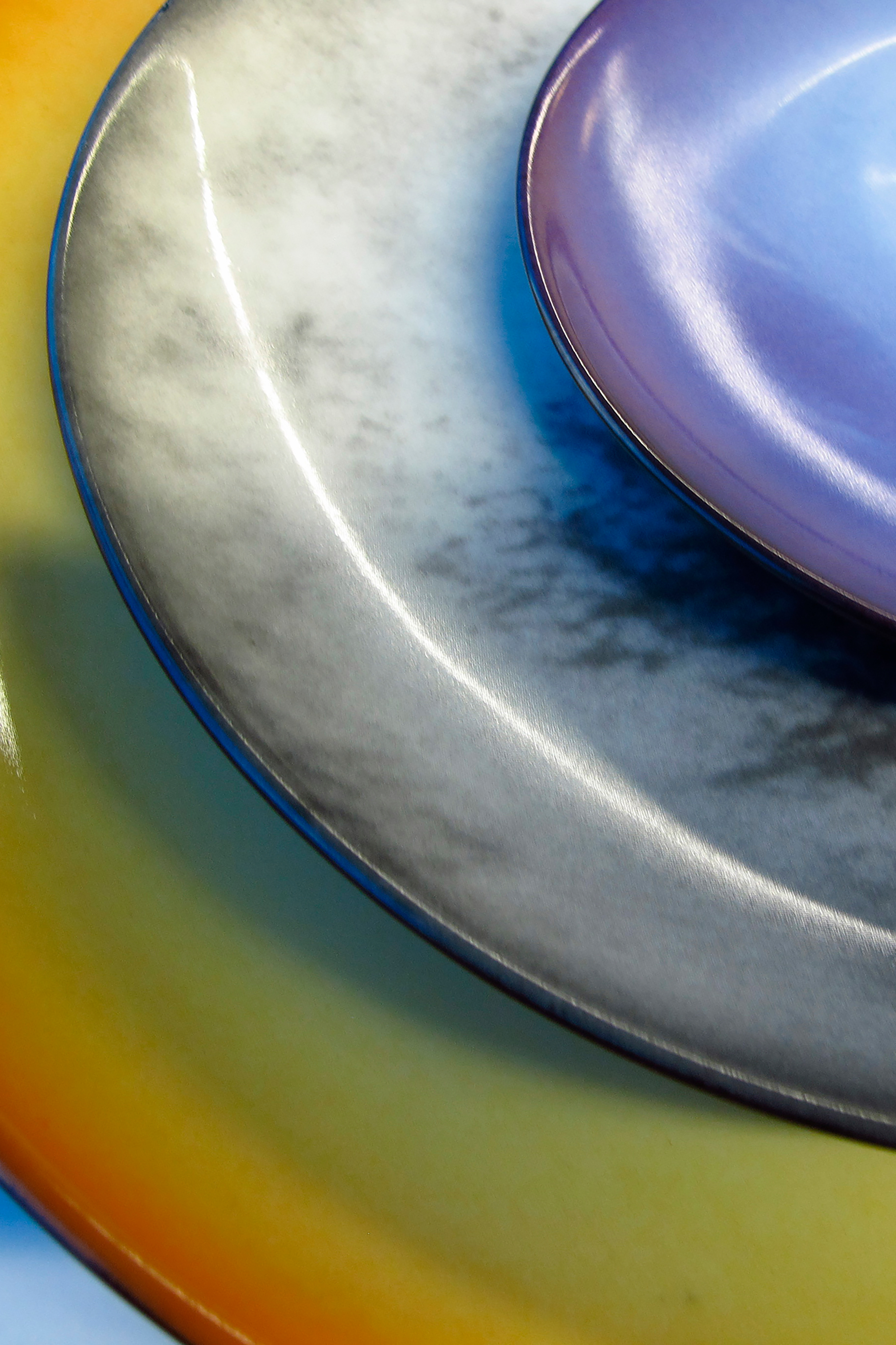 Diesel - 10822 COSMIC DINER, Piatto piano in porcellana "nettuno" Unisex in Blu - 2