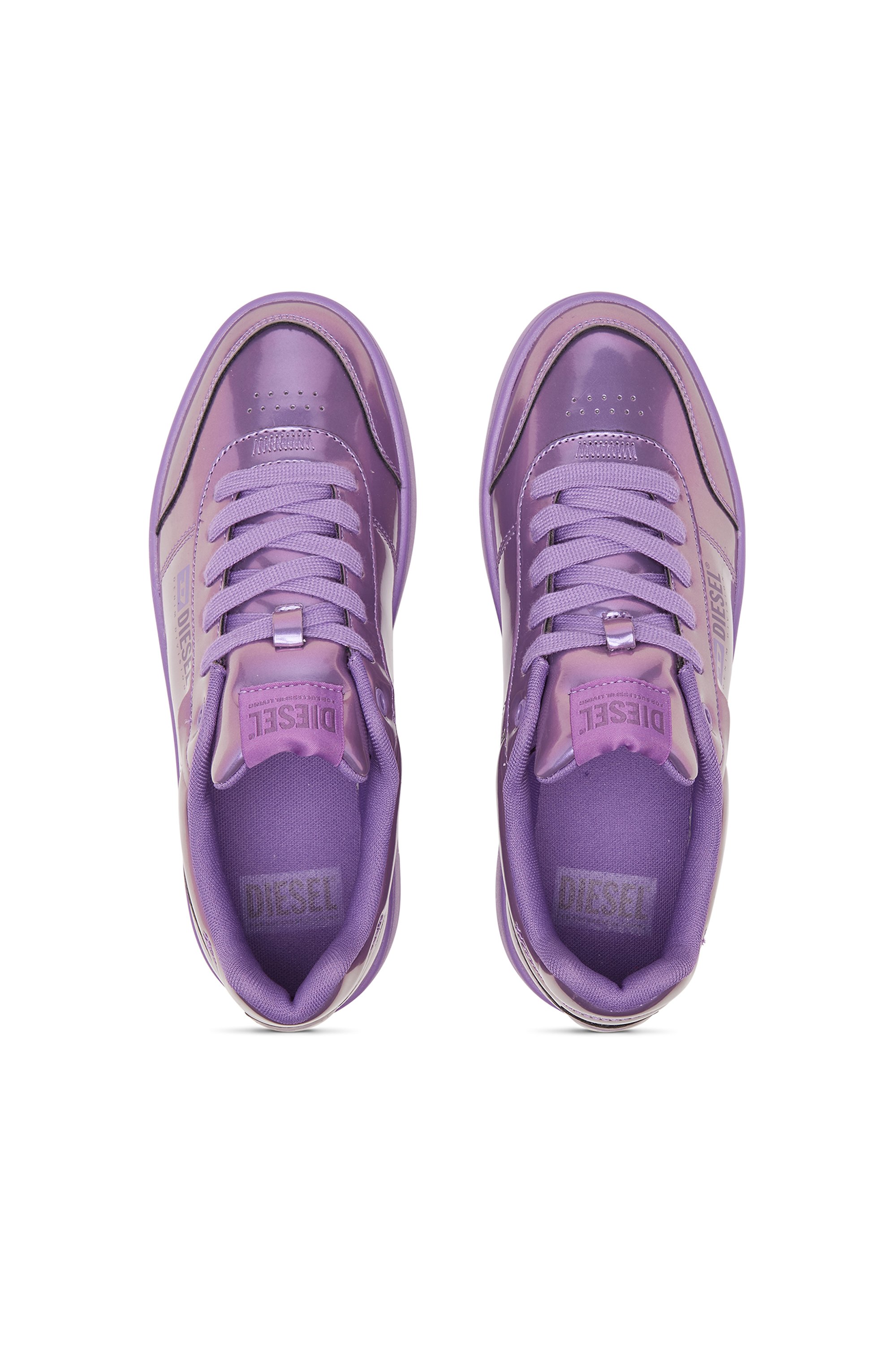 Diesel - S-ATHENE BOLD VTG W, S-Athene-Sneaker platform iridescenti Donna in Viola - 5