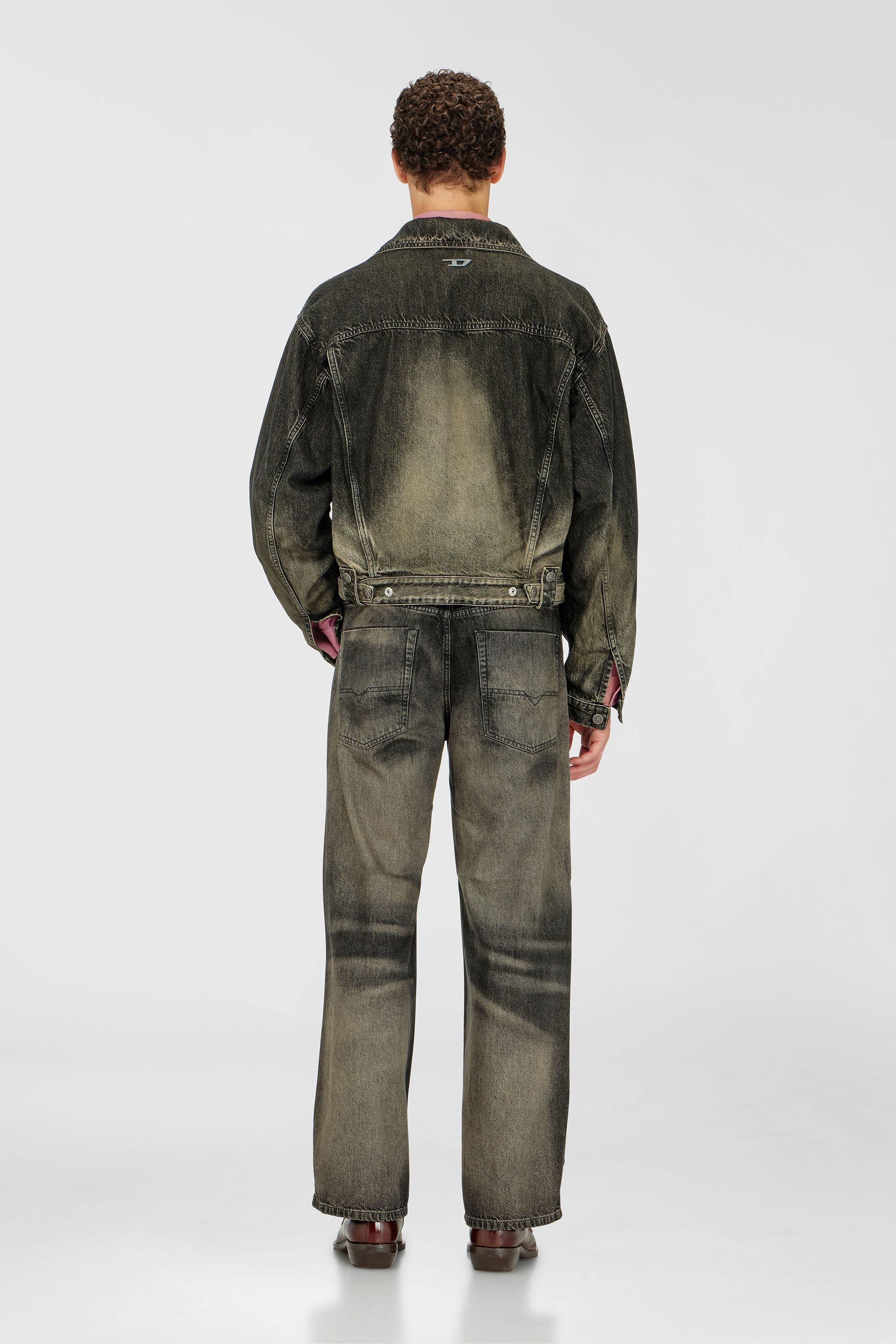 Diesel - Relaxed Jeans 1982 D-Hakou 09R33 Unisex, Nero/Grigio scuro - Image 3