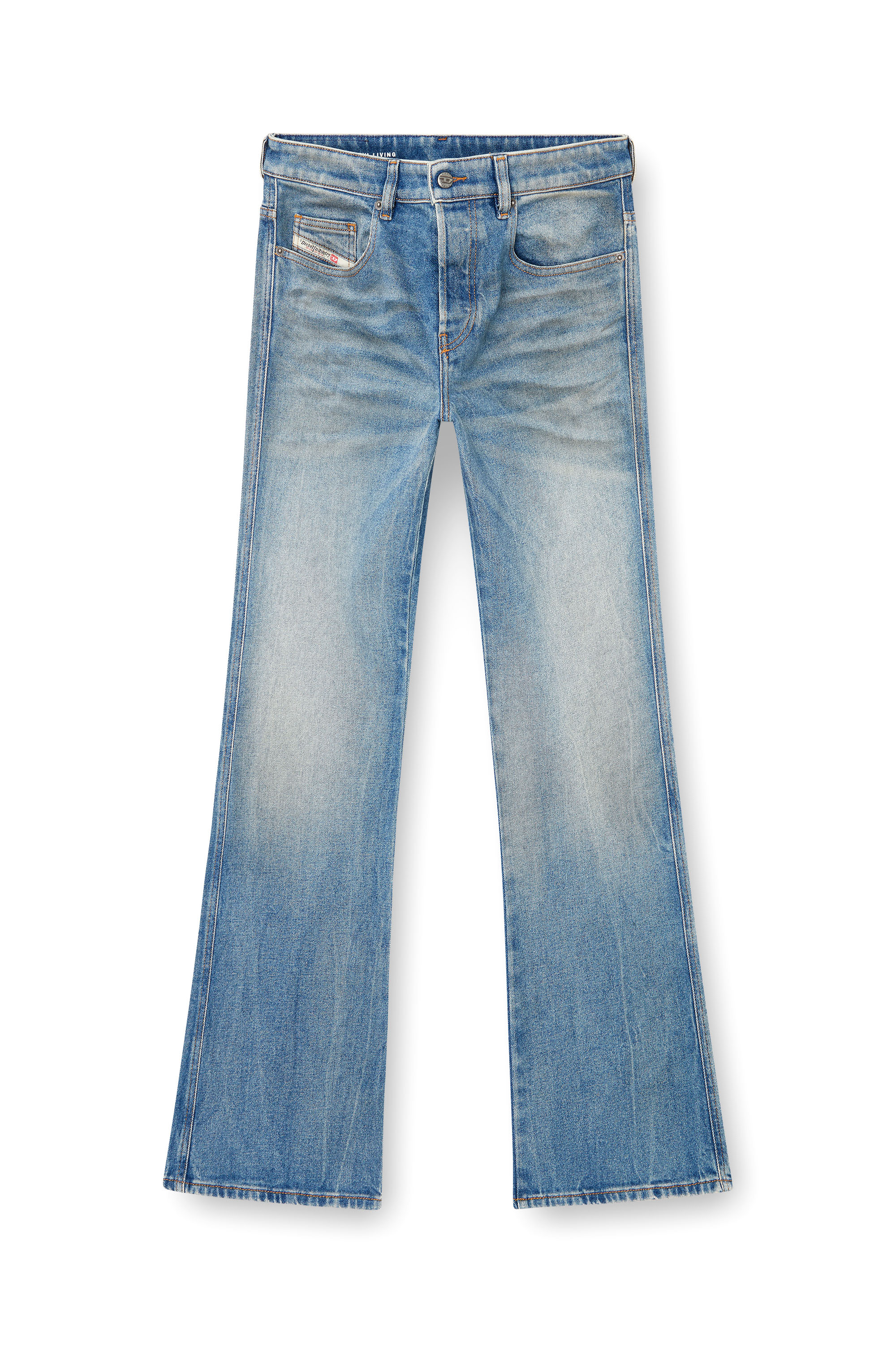 Diesel - Bootcut Jeans 1998 D-Buck 09L30 Uomo, Blu medio - Image 3