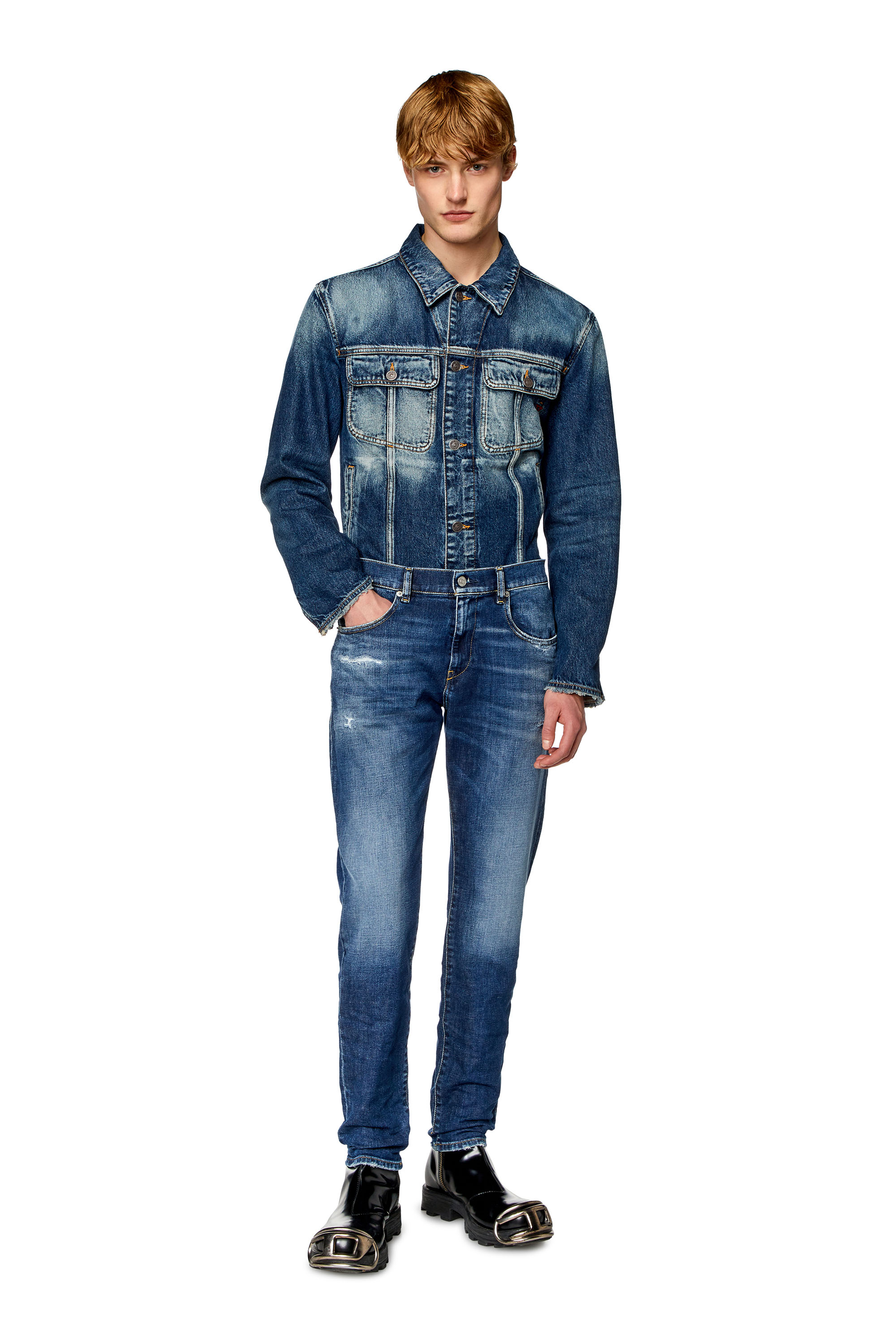 Diesel - Slim Jeans 2019 D-Strukt E9B90, Blu Chiaro - Image 1