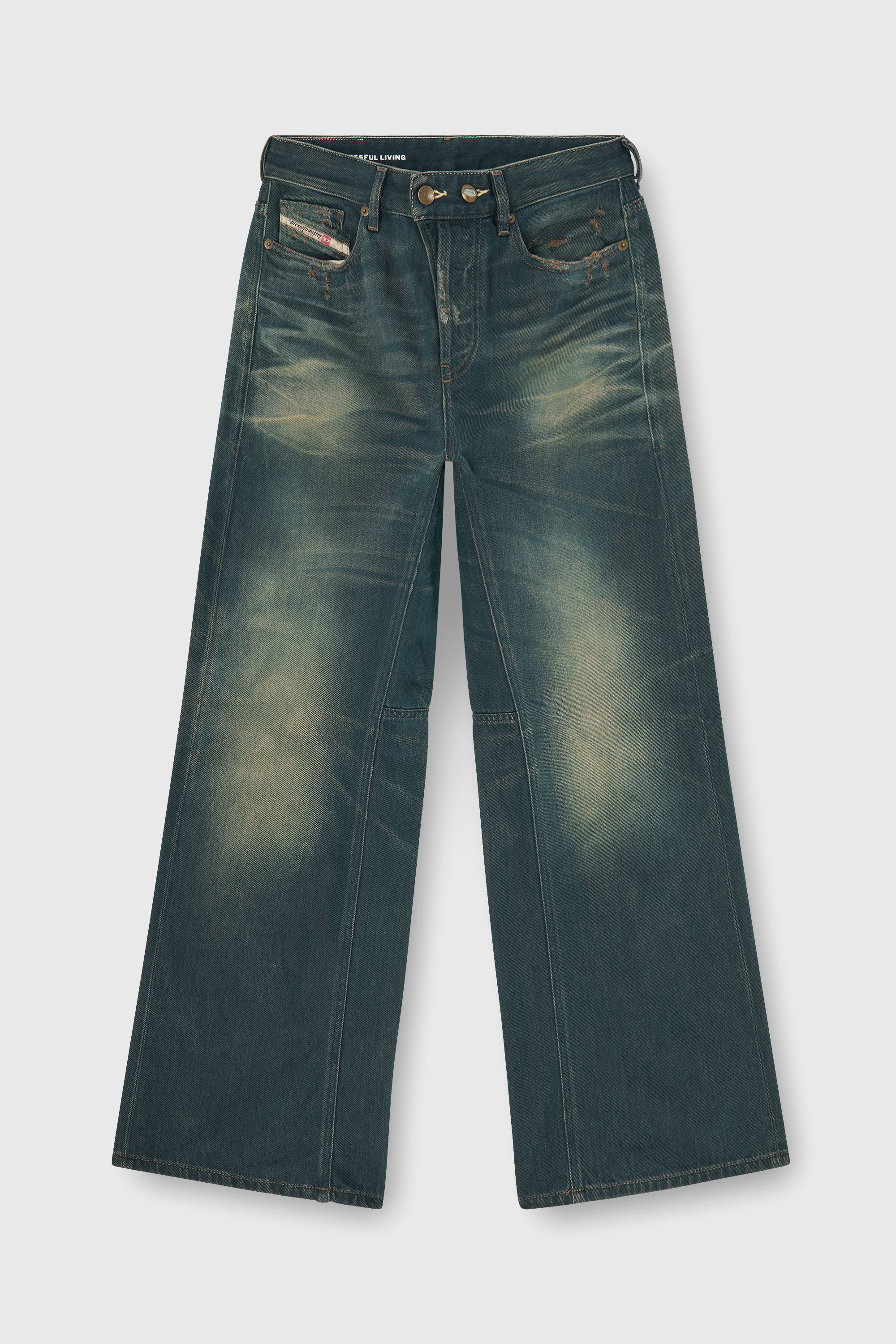 Diesel - Relaxed Jeans 1996 D-Sire 09P85 Donna, Blu Scuro - Image 2