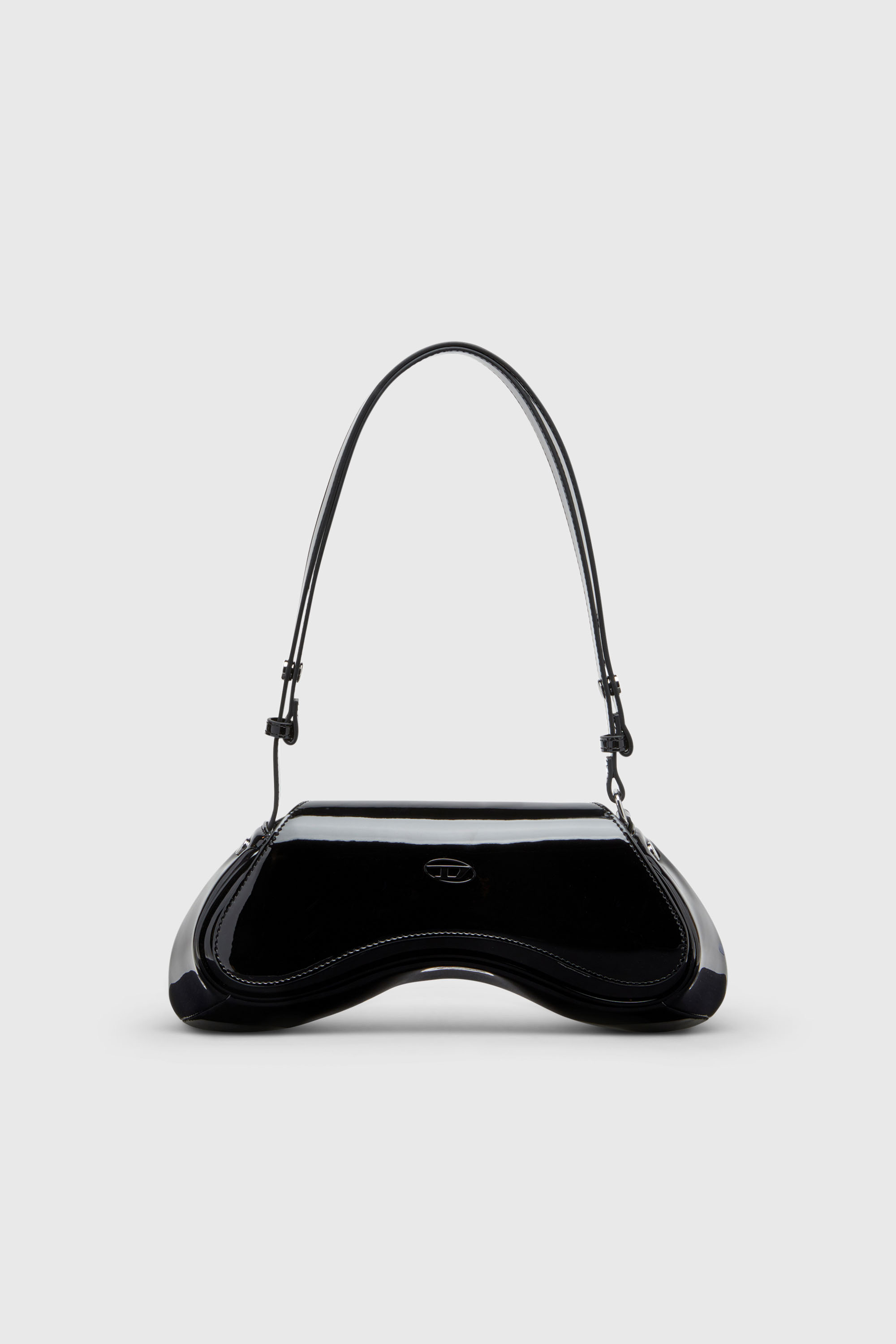 Diesel - PLAY CROSSBODY, Play-Borsa crossbody lucida Donna in Nero - 1