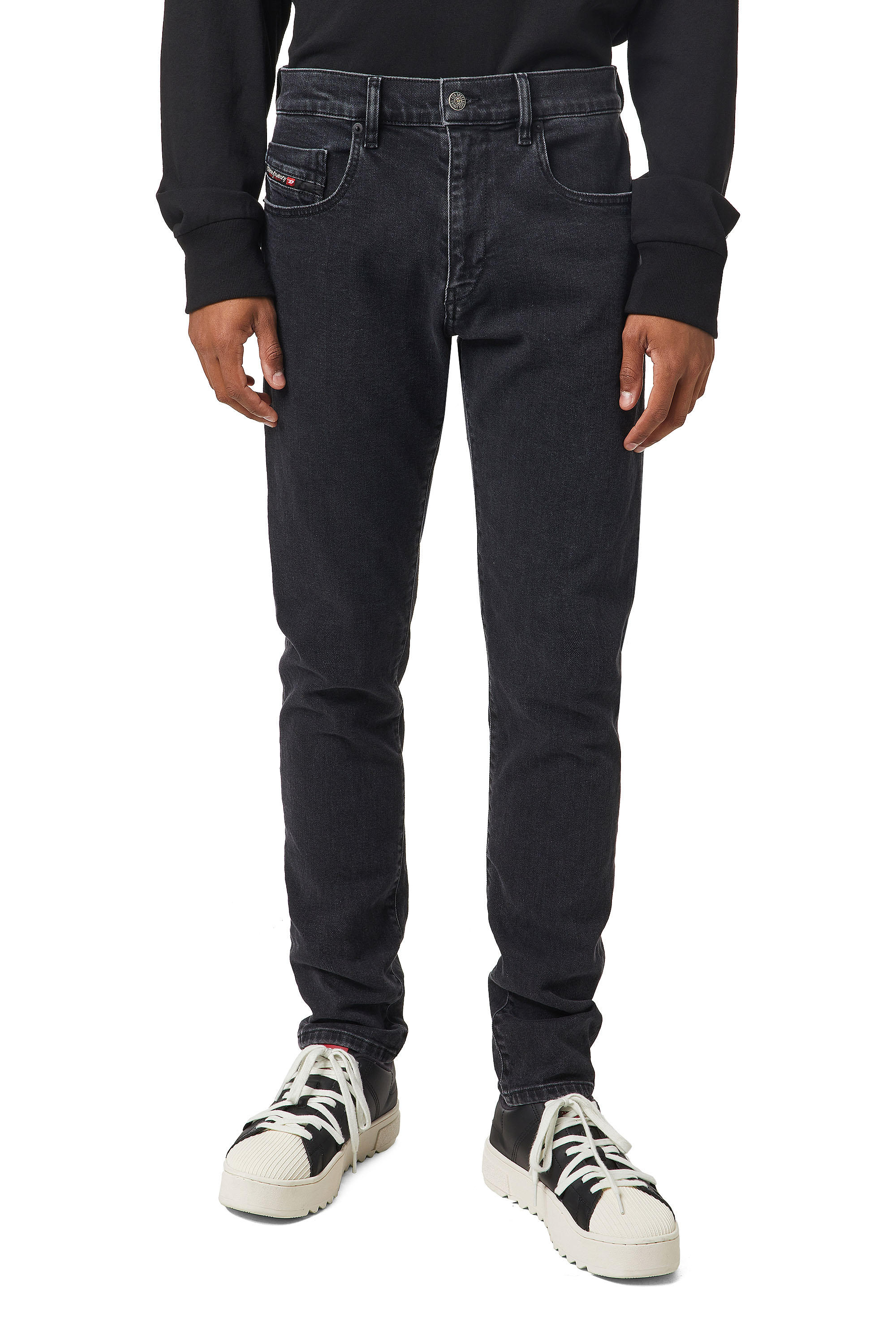 D-Strukt 09A14, Nero/Grigio scuro - Jeans