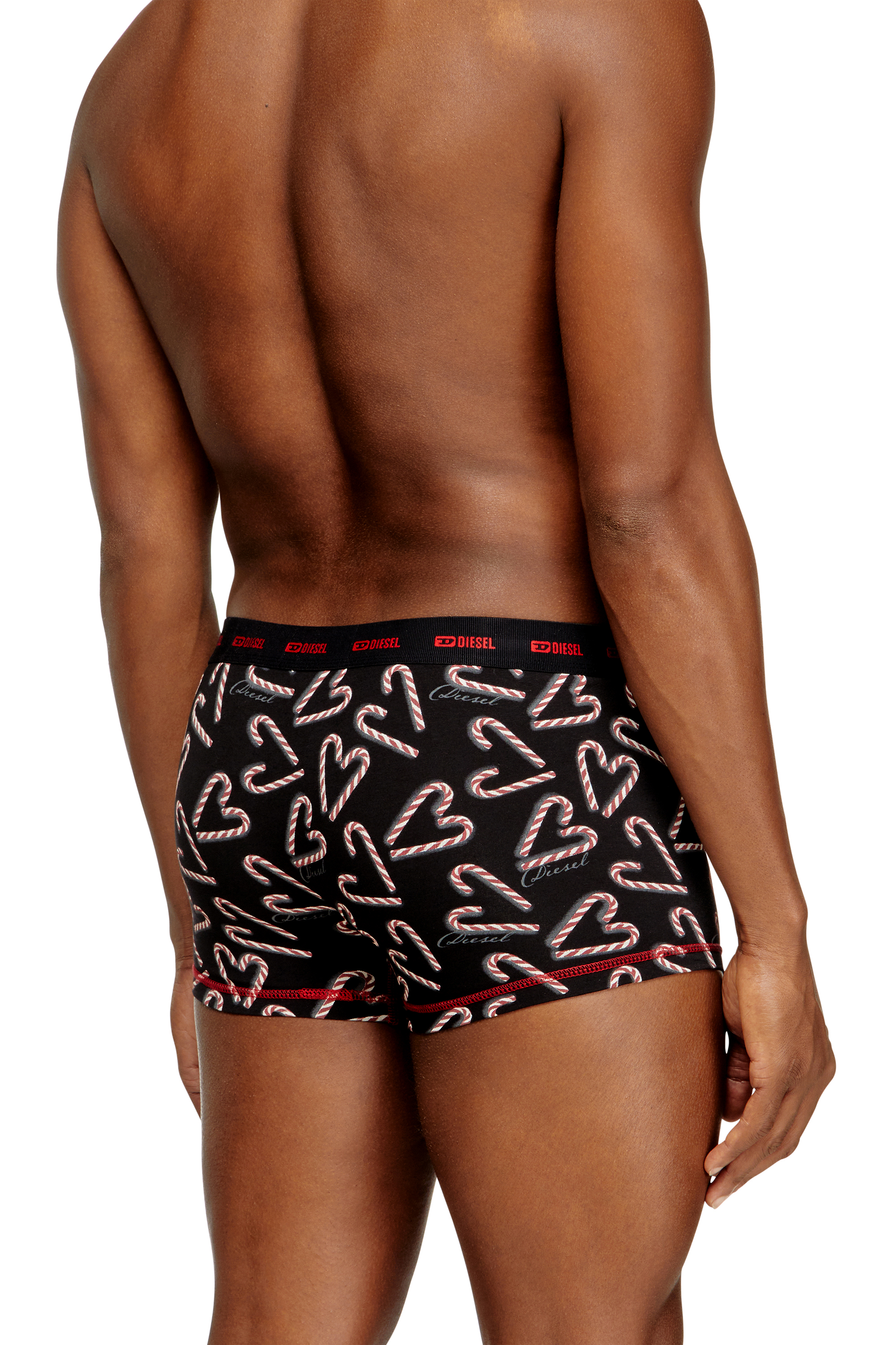 Diesel - DAMIEN-GFT-UTLT-3PACK, Set da tre boxer in cotone elasticizzato Uomo in Multicolor - 4