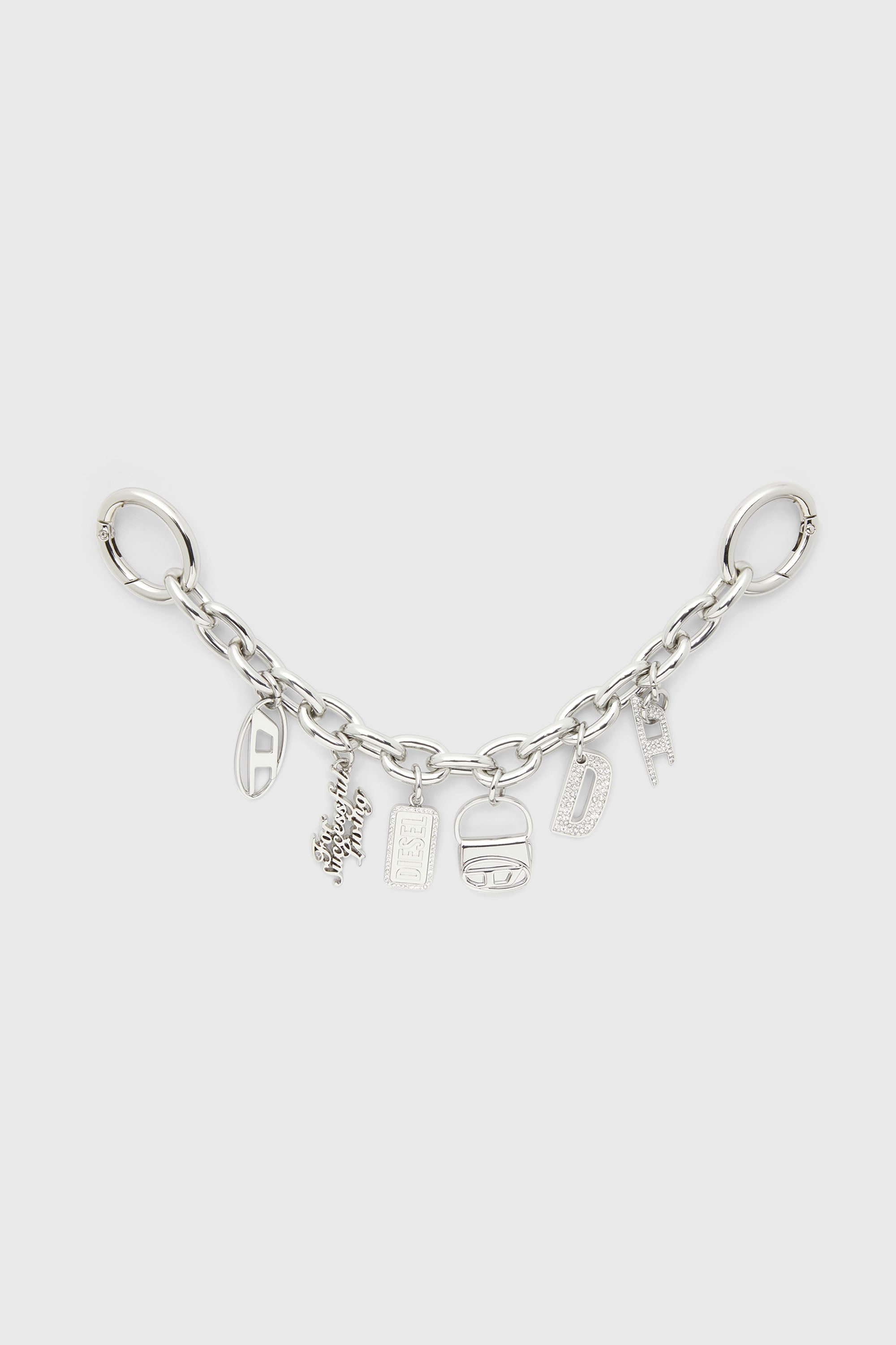 Diesel - CHAIN-D S, Woman's Charm detachable chain in Silver - 1