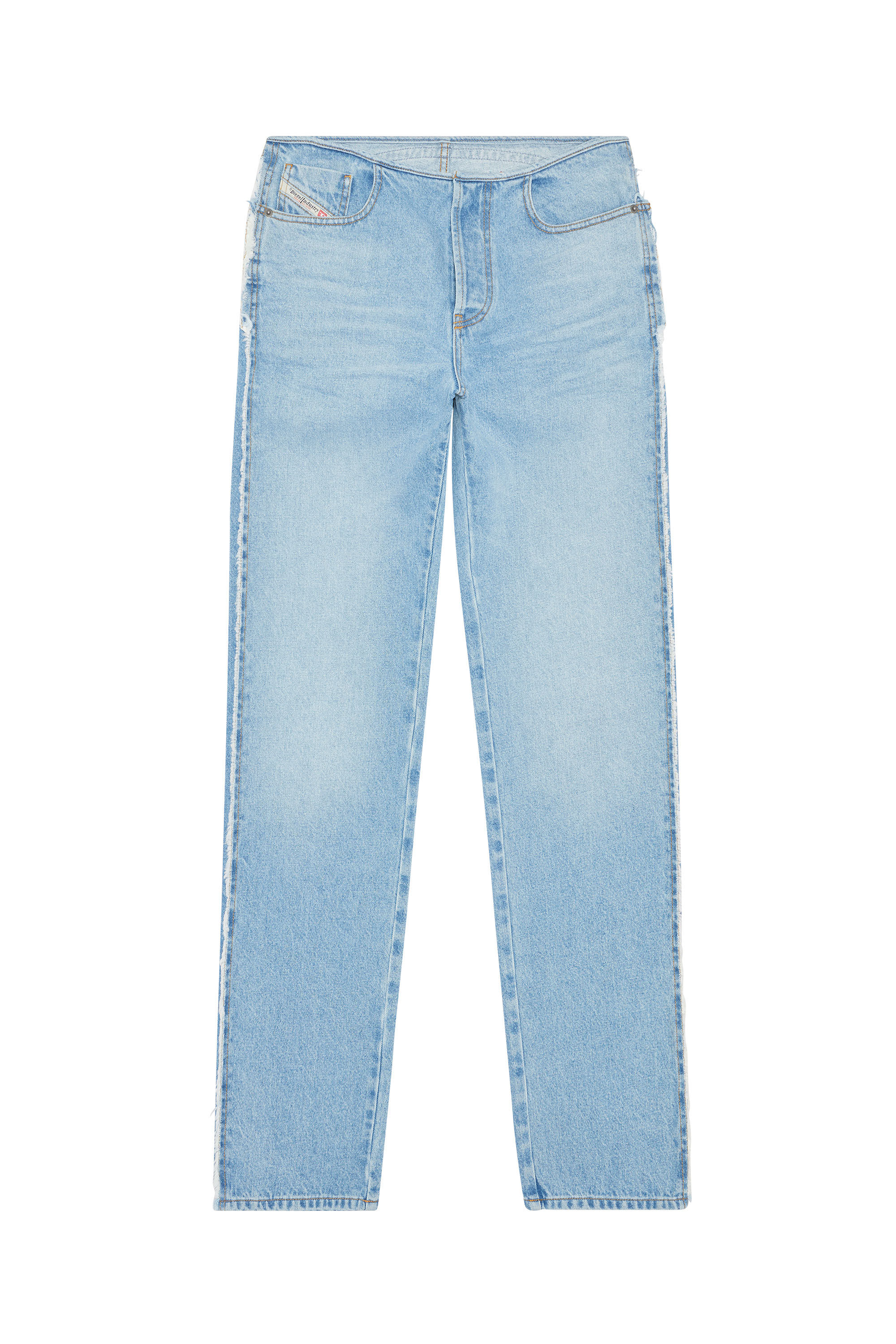 Diesel - Straight Jeans D-Ark 0HLAC, Blu Chiaro - Image 3