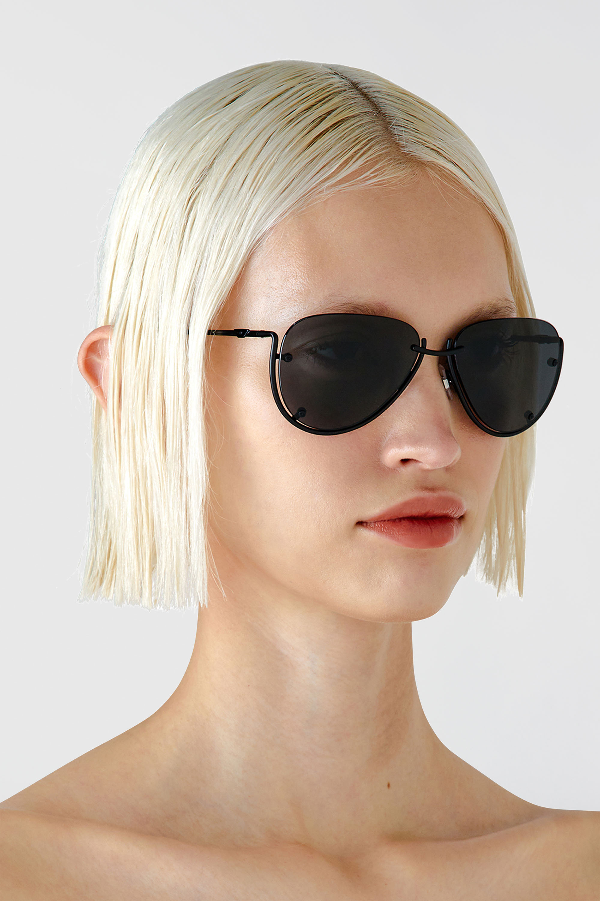 Diesel - 0DL1003, Occhiali da sole pilot Unisex in Nero - 6