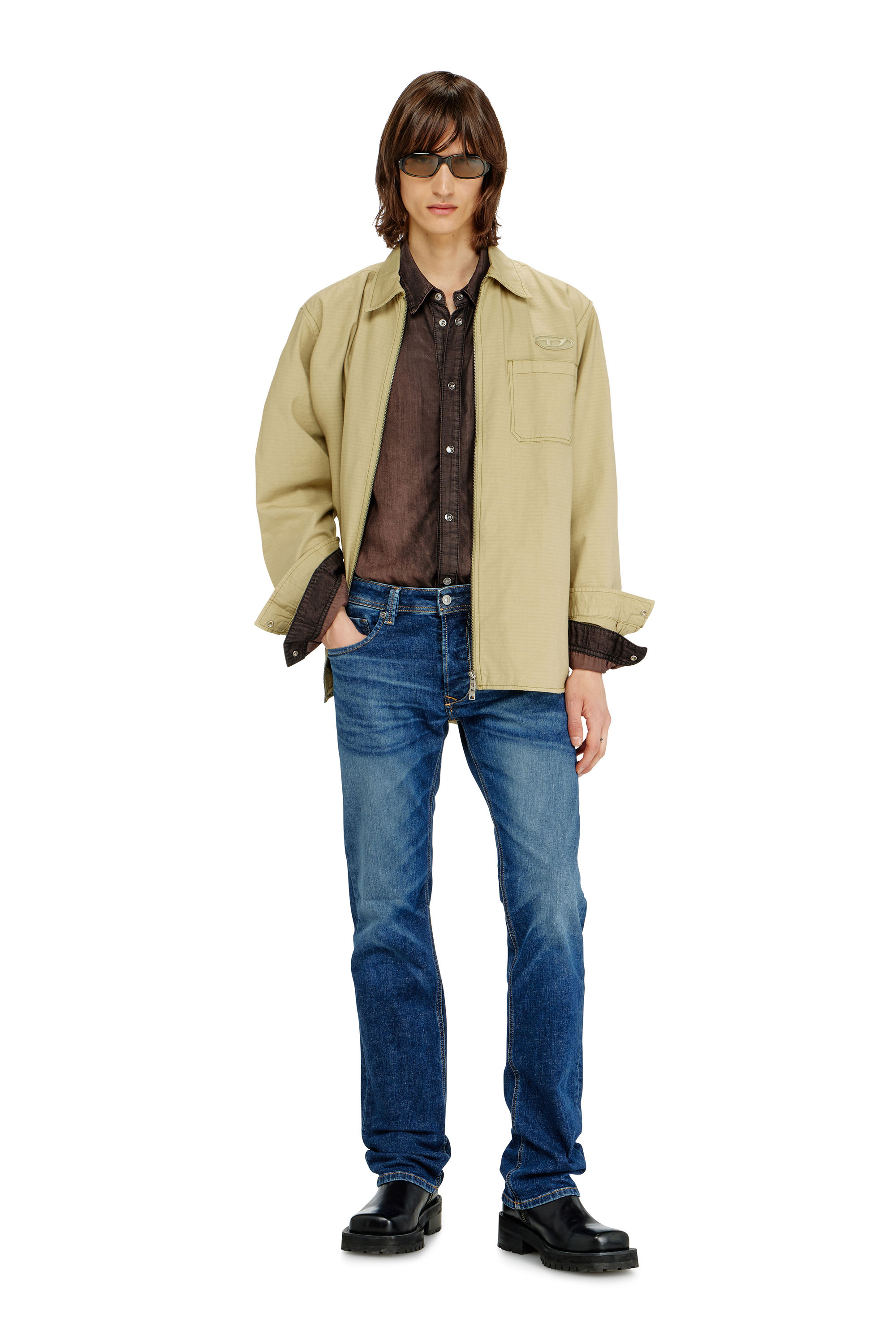 Diesel - Regular Jeans 1985 Larkee 09J47 Uomo, Blu Scuro - Image 3