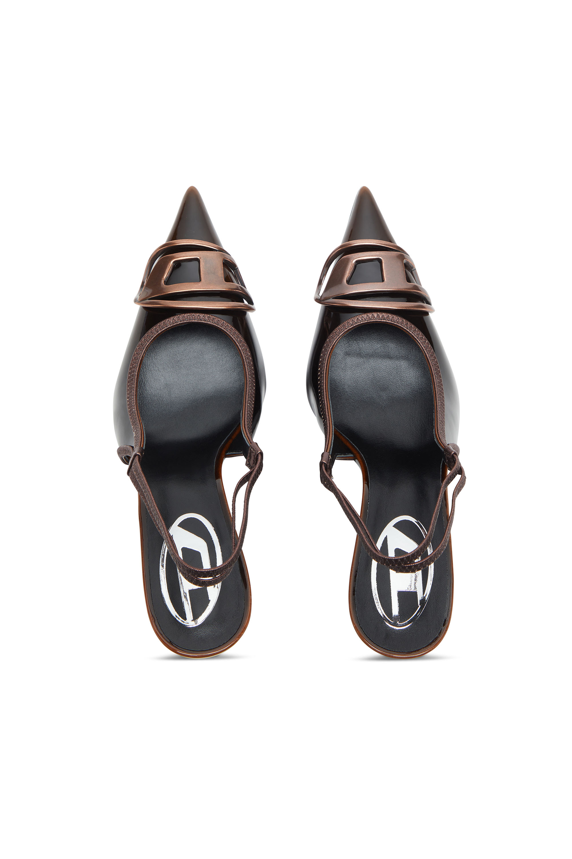 D-VENUS SB, Blu/Marrone Diesel - D-VENUS SB, D-Venus-Pump in vernice con effetto dégradé Donna in Multicolor - 5