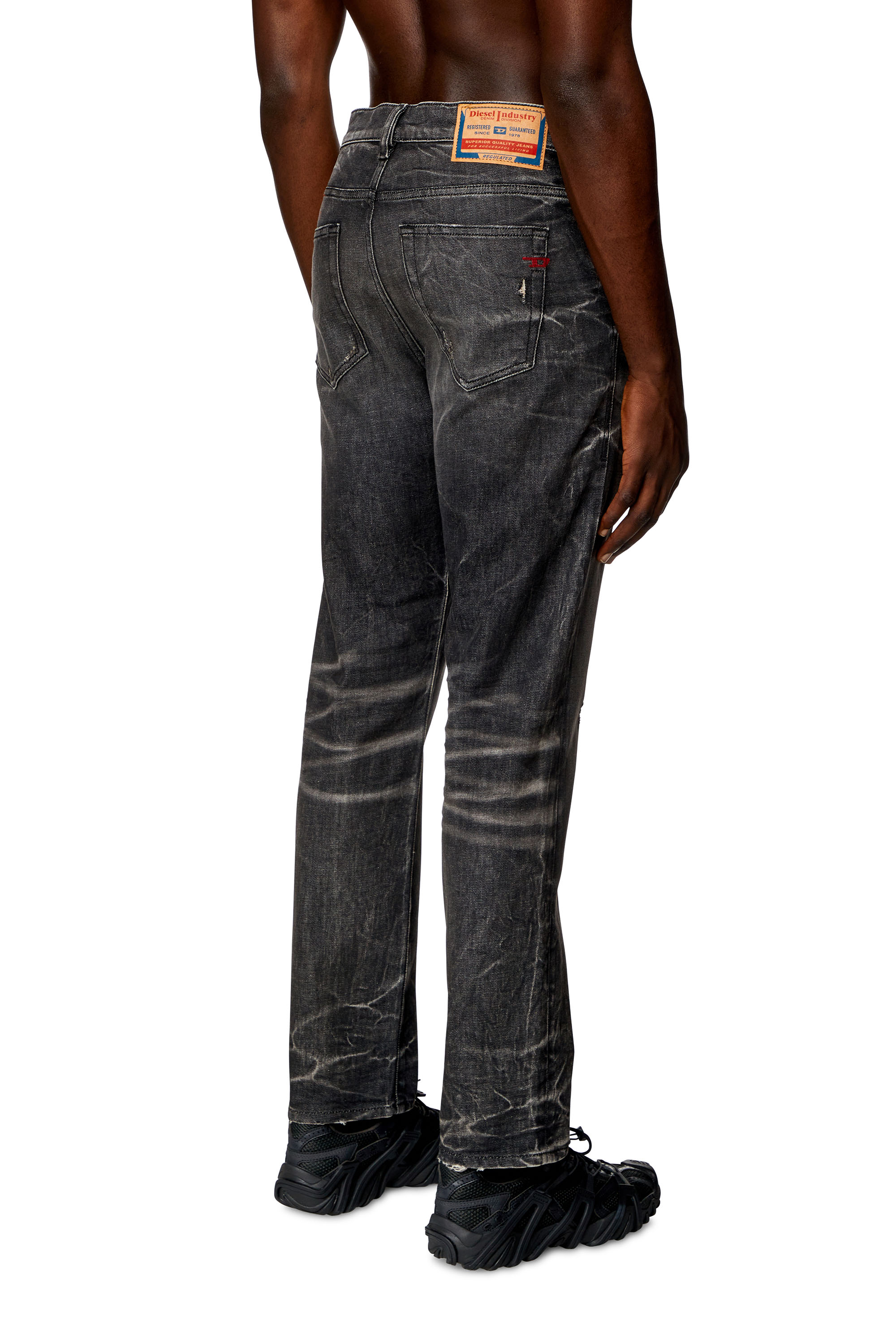 Diesel - Regular Jeans 2020 D-Viker 09H51 Uomo, Nero/Grigio scuro - Image 2