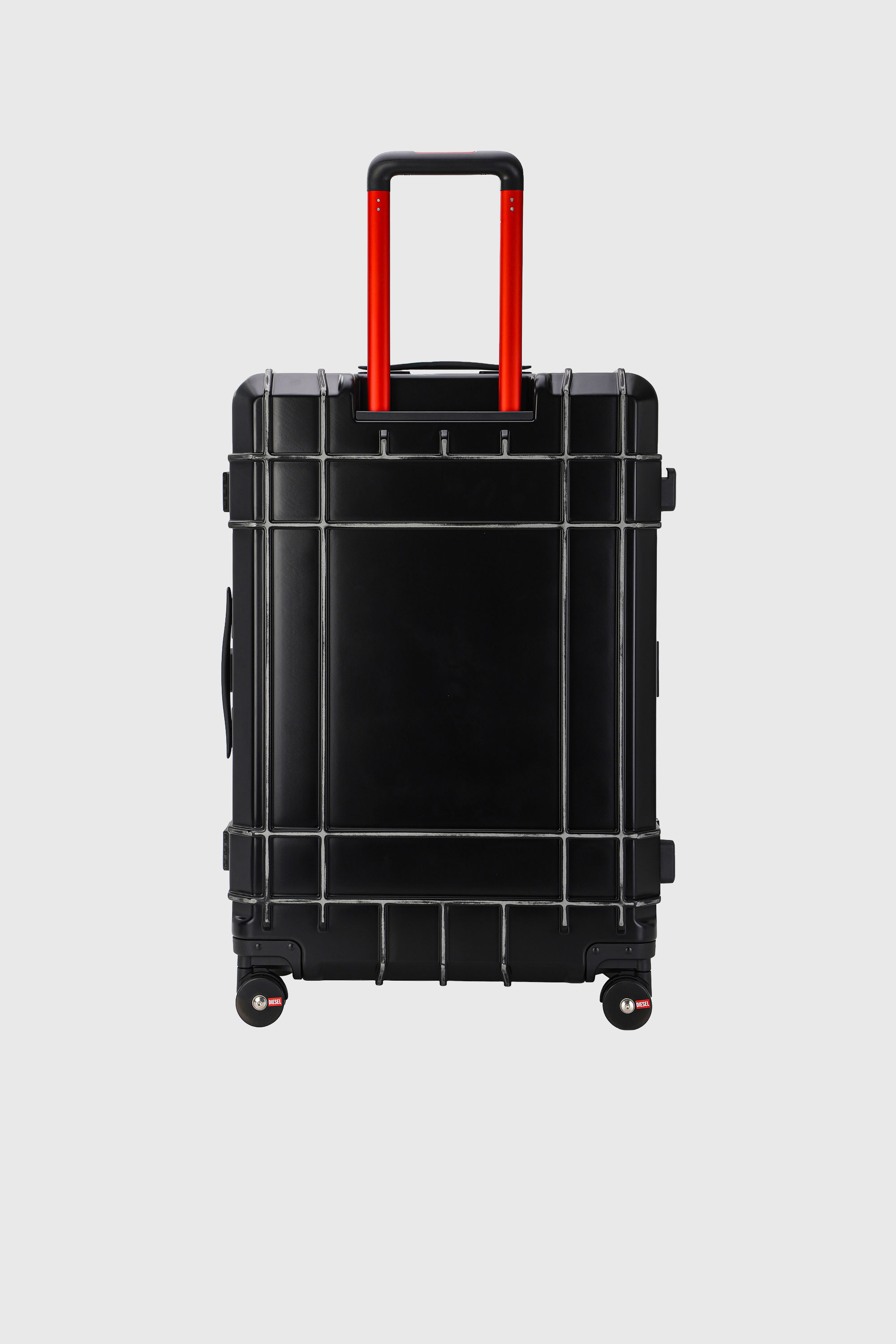 Diesel - DIESEL PC STRONG IMAGE TROLLEY- DSL003, Valigia resistente taglia L Unisex in Nero - 3