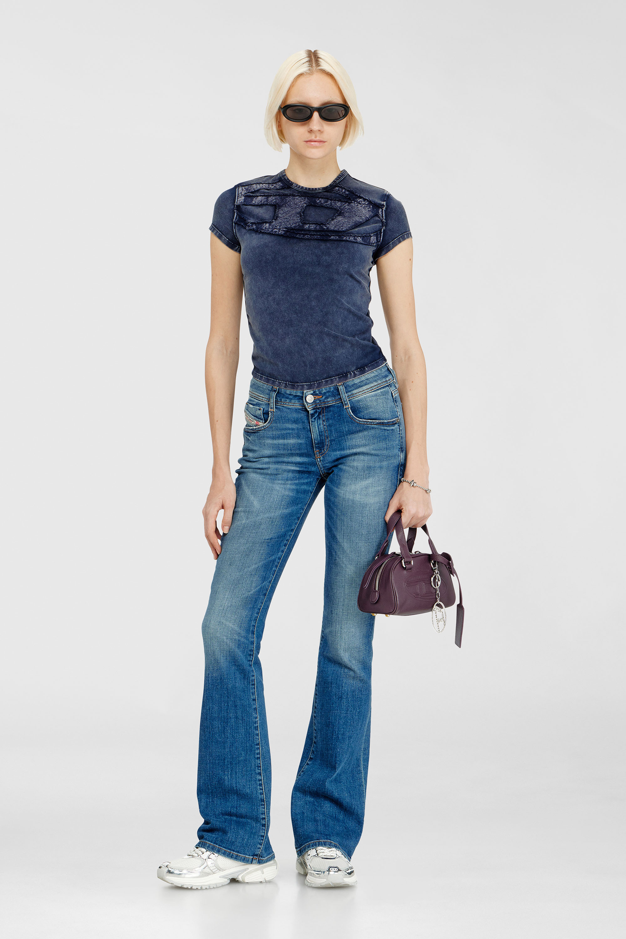 Diesel - Bootcut Jeans 1969 D-Ebbey 09J33 Donna, Blu medio - Image 1