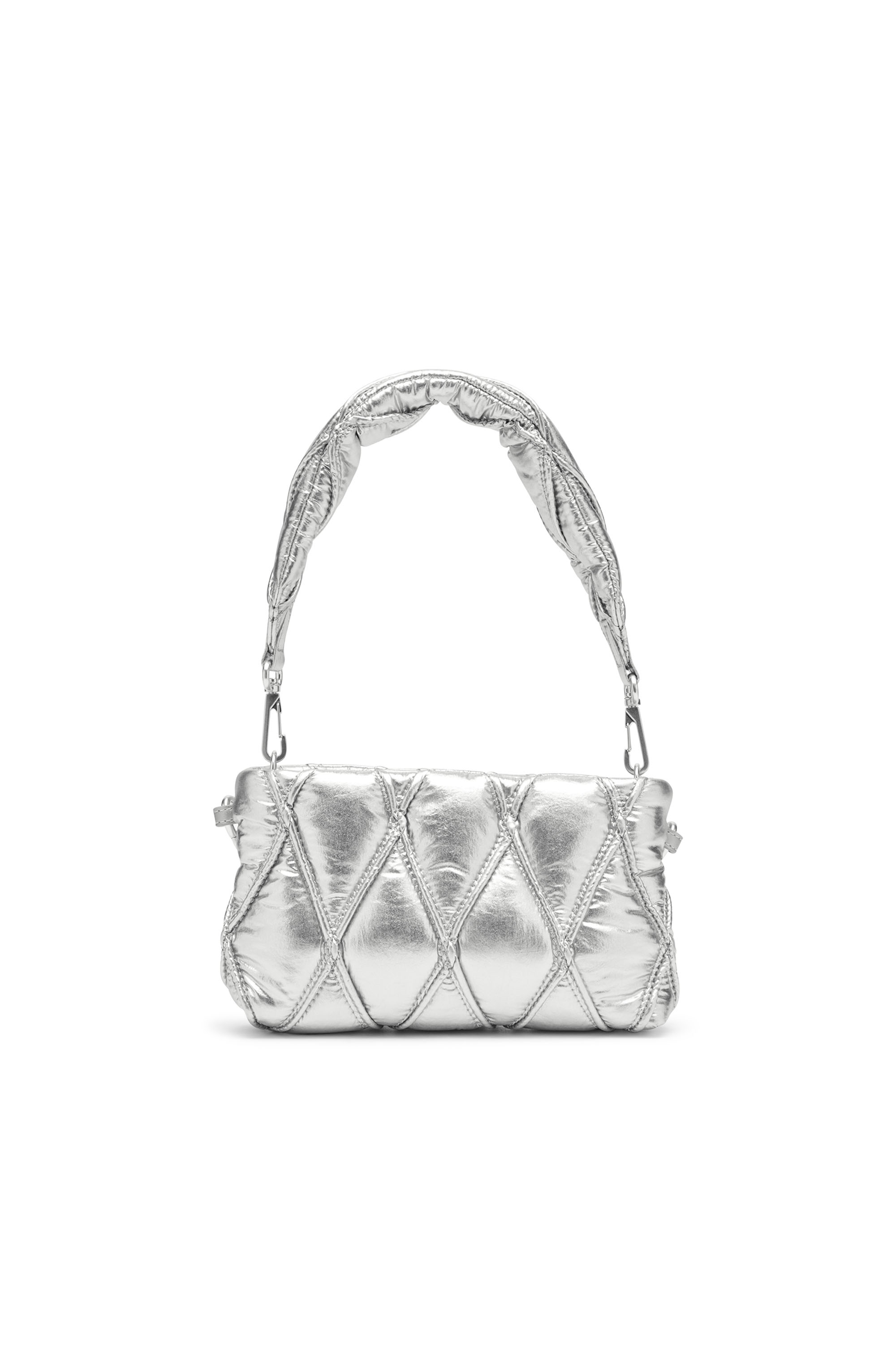 Diesel - CHARM-D POUCH, Pouch portafoglio in nylon metallizzato trapuntato Donna in ToBeDefined - 2