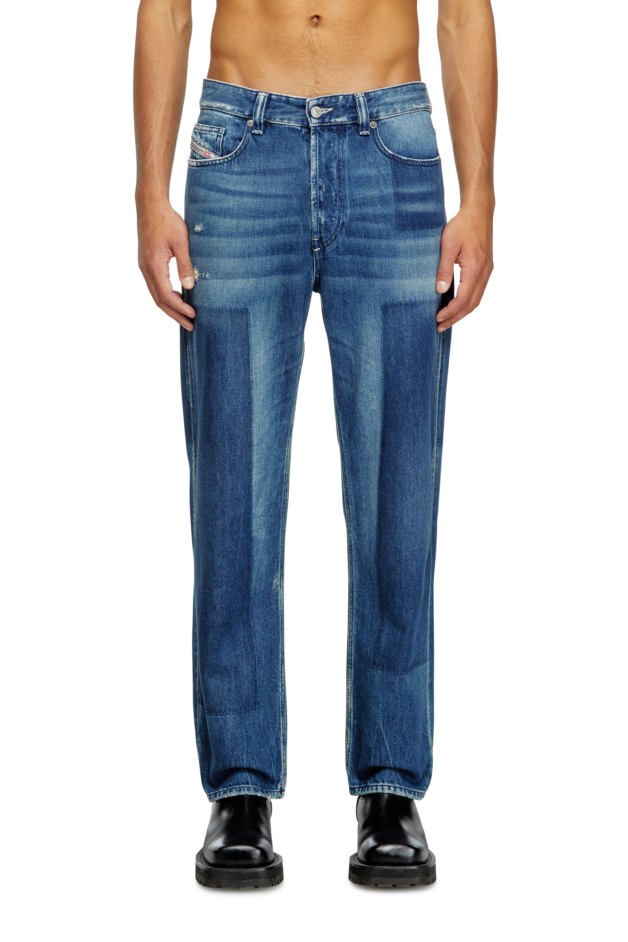 Diesel - Regular Jeans 2024 D-Macs 09M52 Uomo, Blu Scuro - Image 1