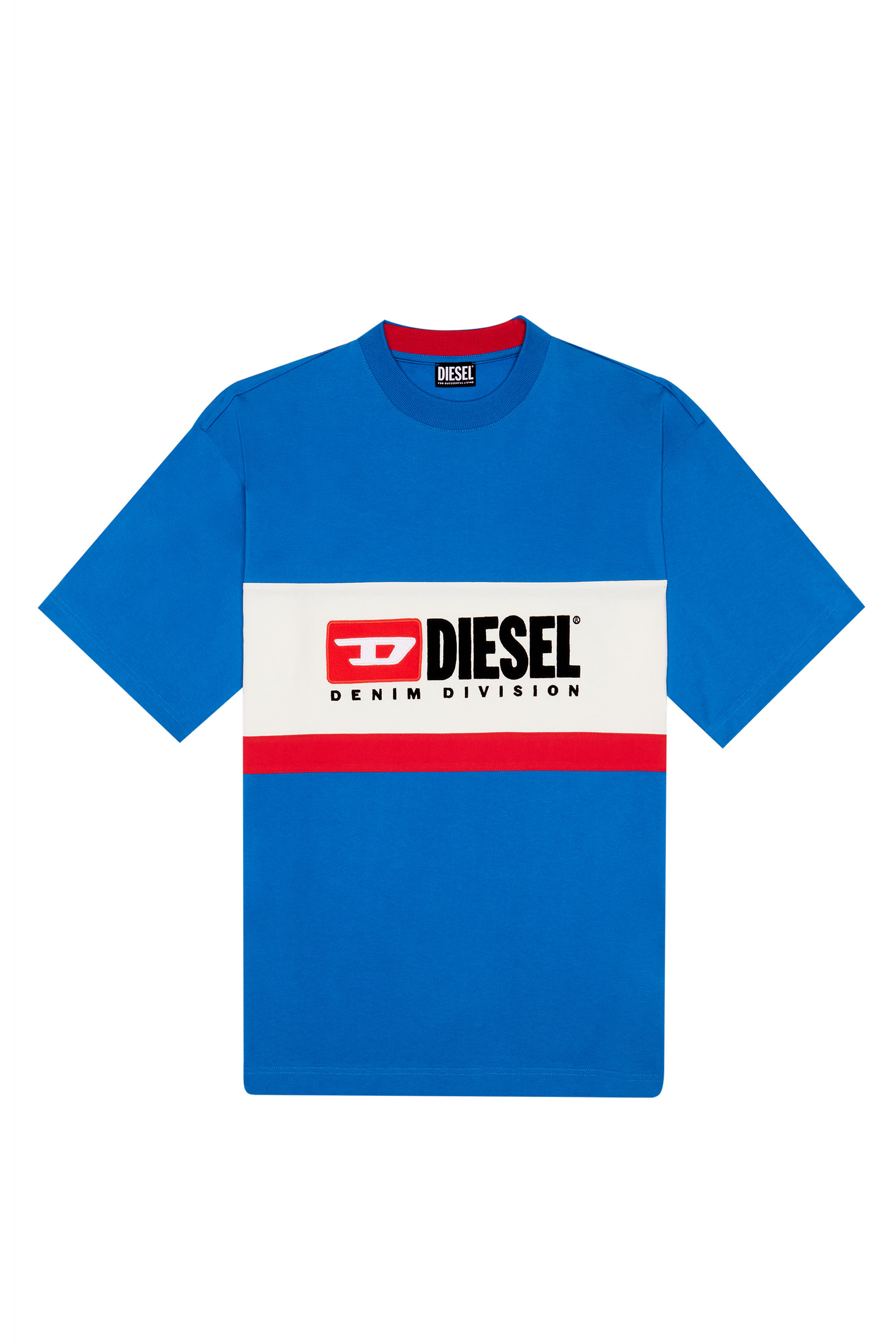 Diesel - T-STREAP-DIVISION, Blu - Image 5