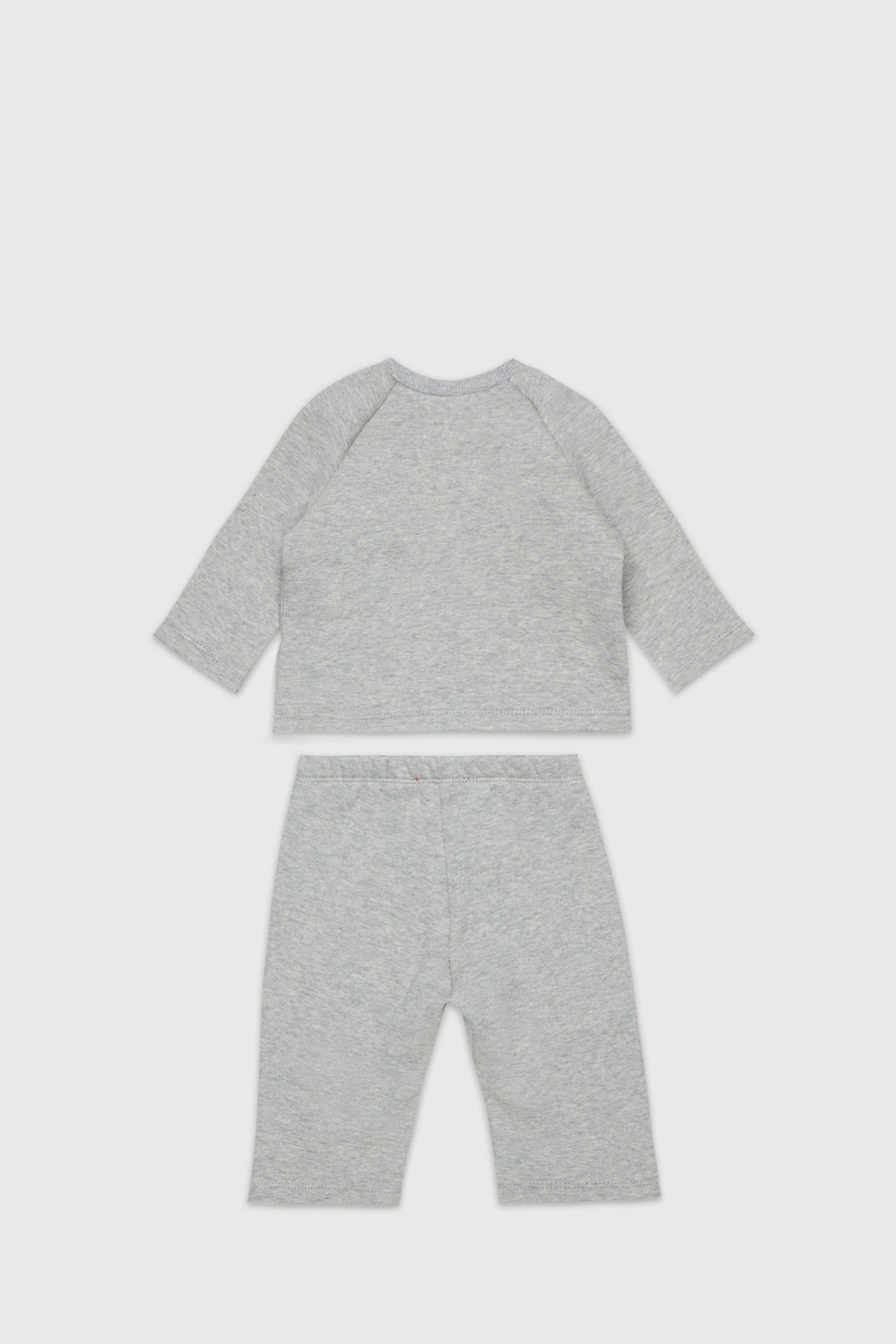 Diesel - SLUPY-SET-NB, Set neonato con stampa logo Unisex in Grigio - 2