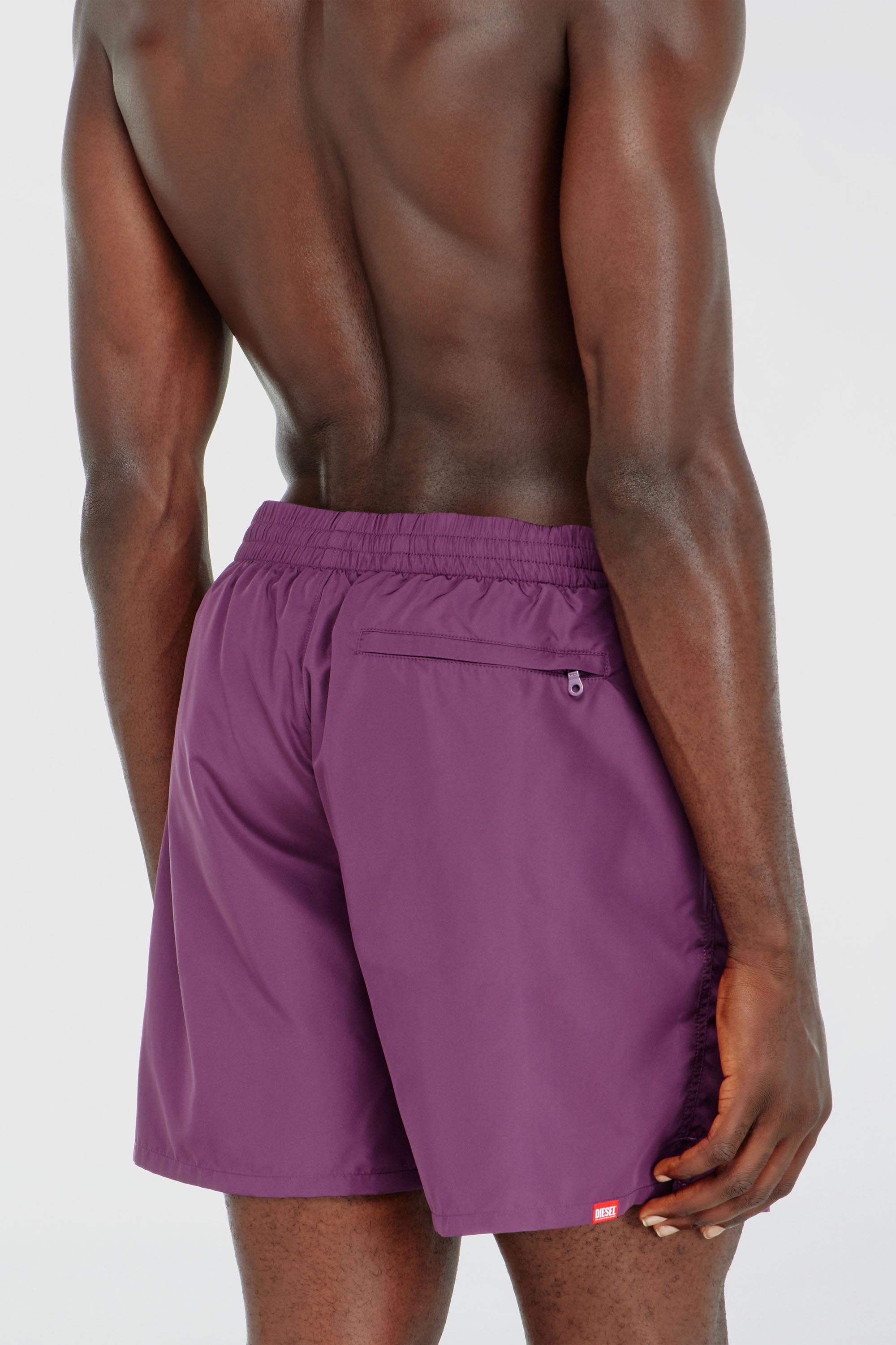 Diesel - GEORGE-41-UTLT, Costume da bagno con logo Oval D metallizzato Uomo in Viola - 3