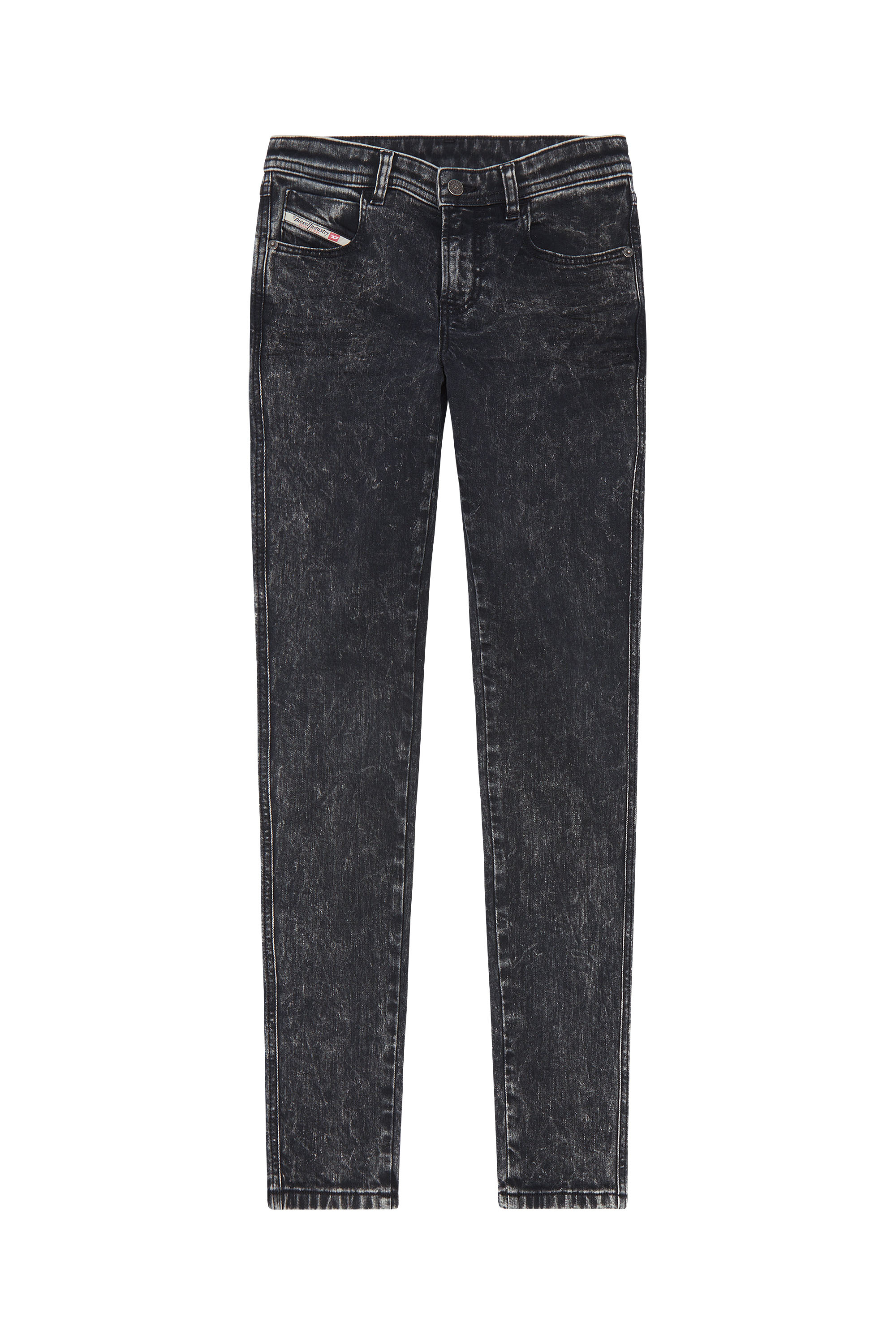 Diesel - Skinny Jeans 2015 Babhila 0ENAN, Nero/Grigio scuro - Image 6