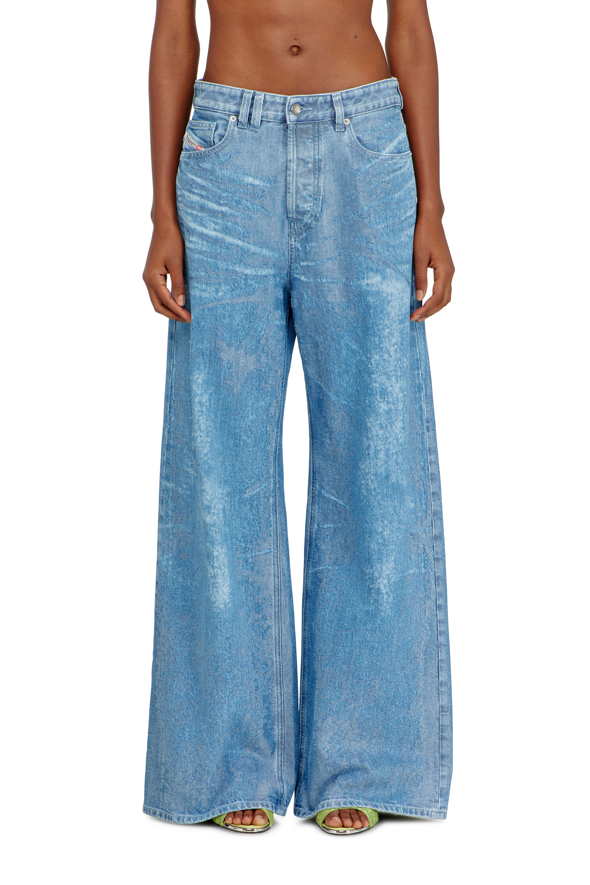 Diesel - Relaxed Jeans 1996 D-Sire 09P23 Donna, Blu Chiaro - Image 1