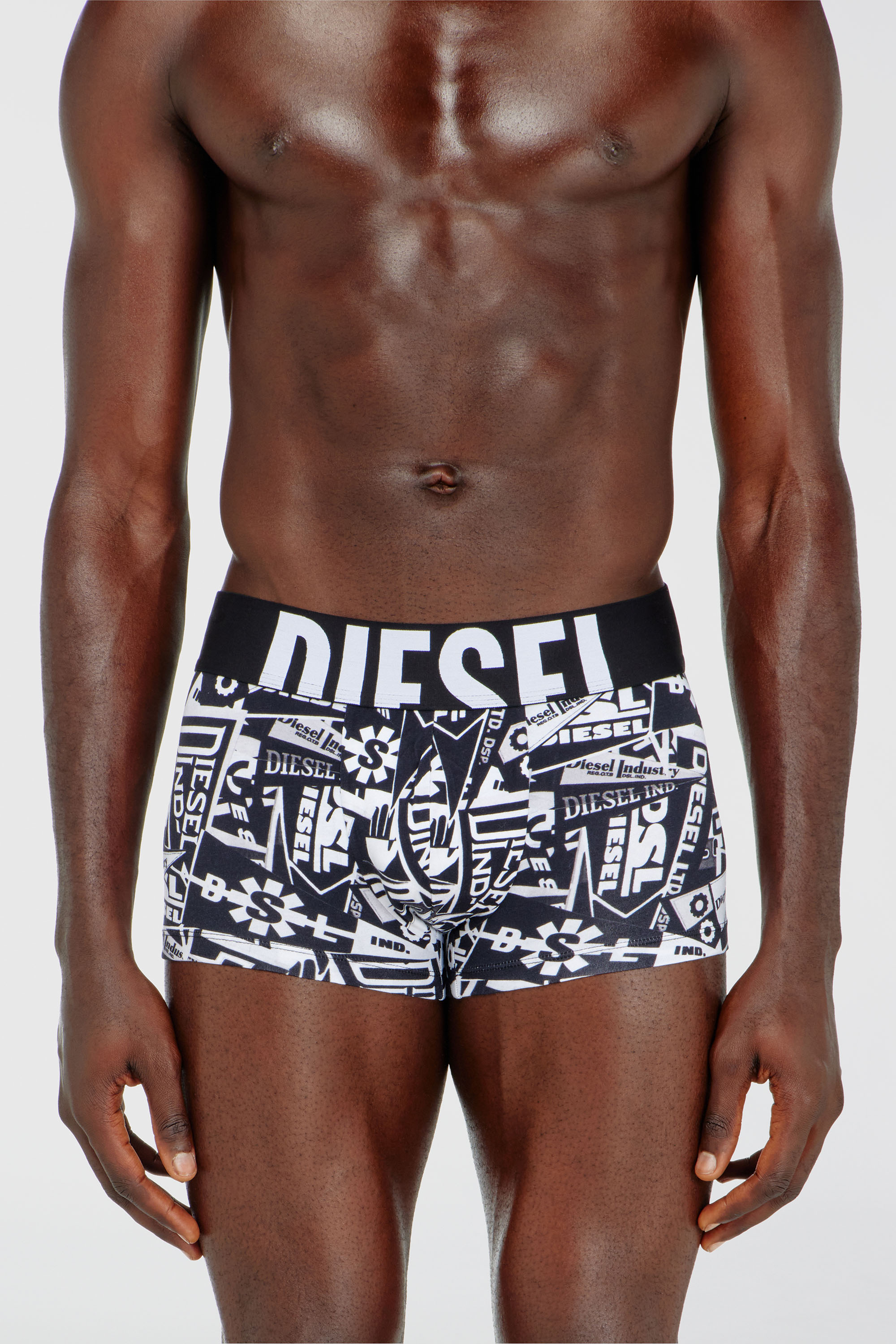 Diesel - UMBX-DAMIENTHREEPACK-5.5EL, Set da tre boxer lunghi con stampa bandiera Uomo in Multicolor - 2