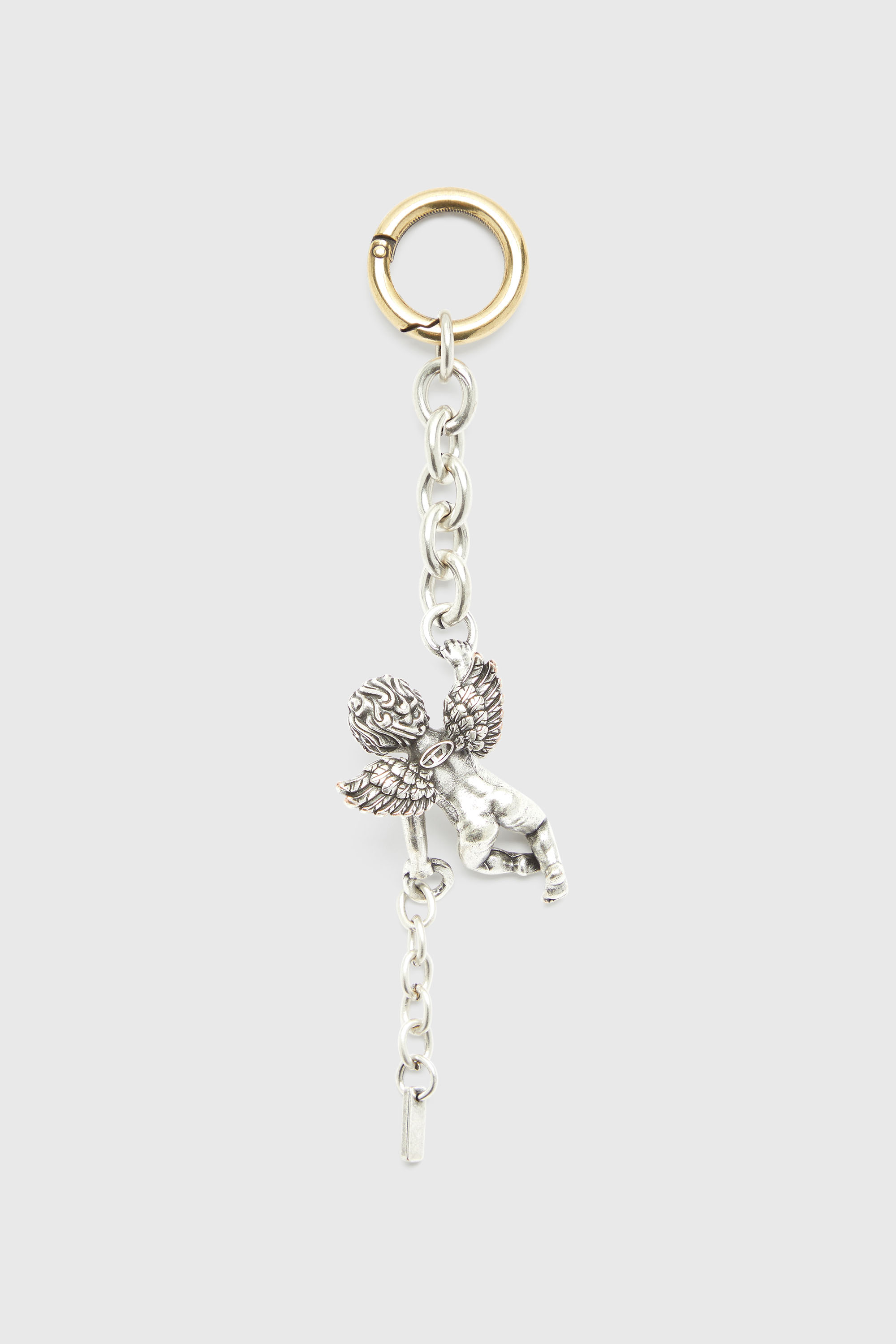 Diesel - CHARM-ANGEL, Charm cherubino in metallo Donna in Argento - 2