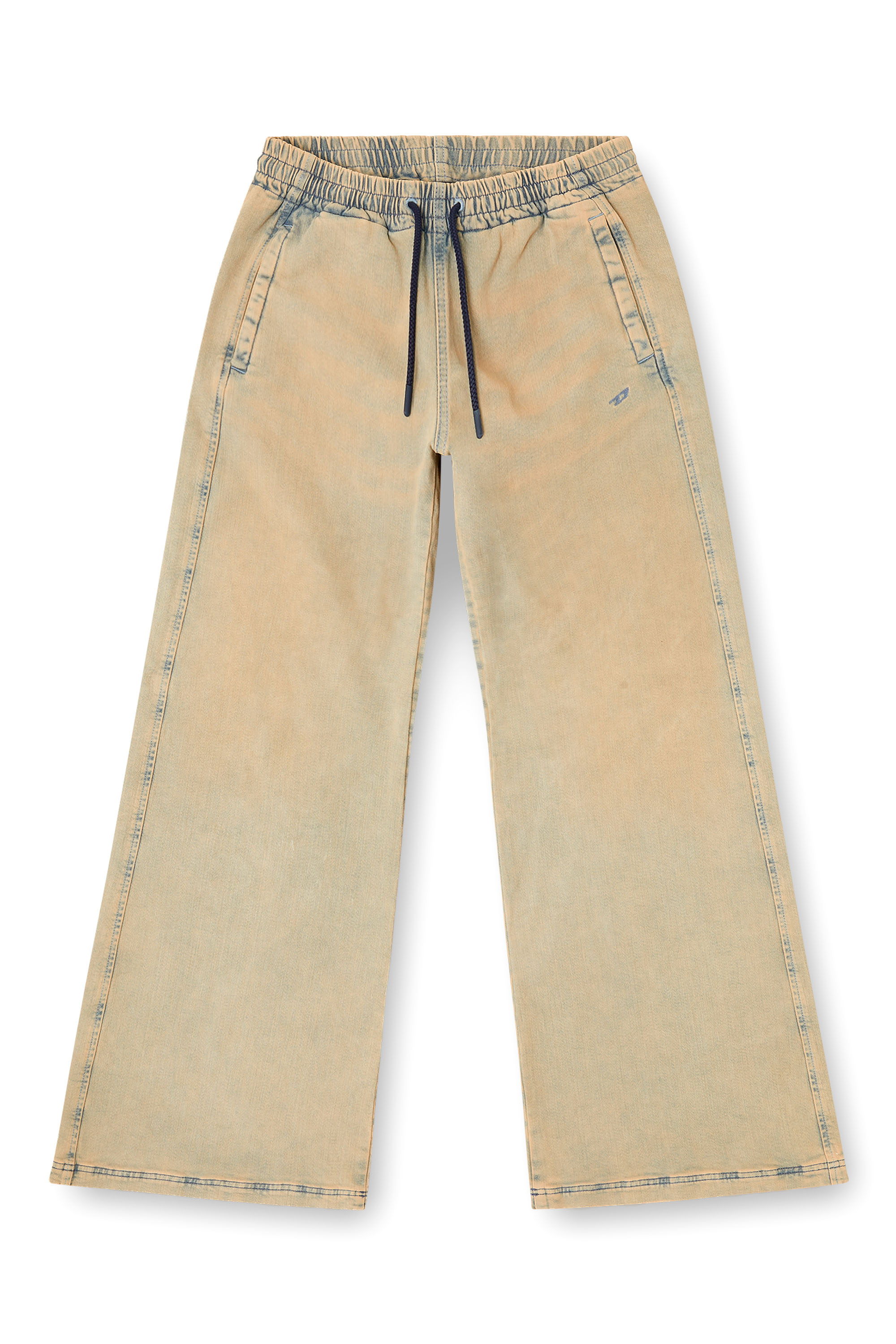 Diesel - Relaxed 2078 D-Ainty Joggjeans® 09M33 Donna, Blu/Beige - Image 3