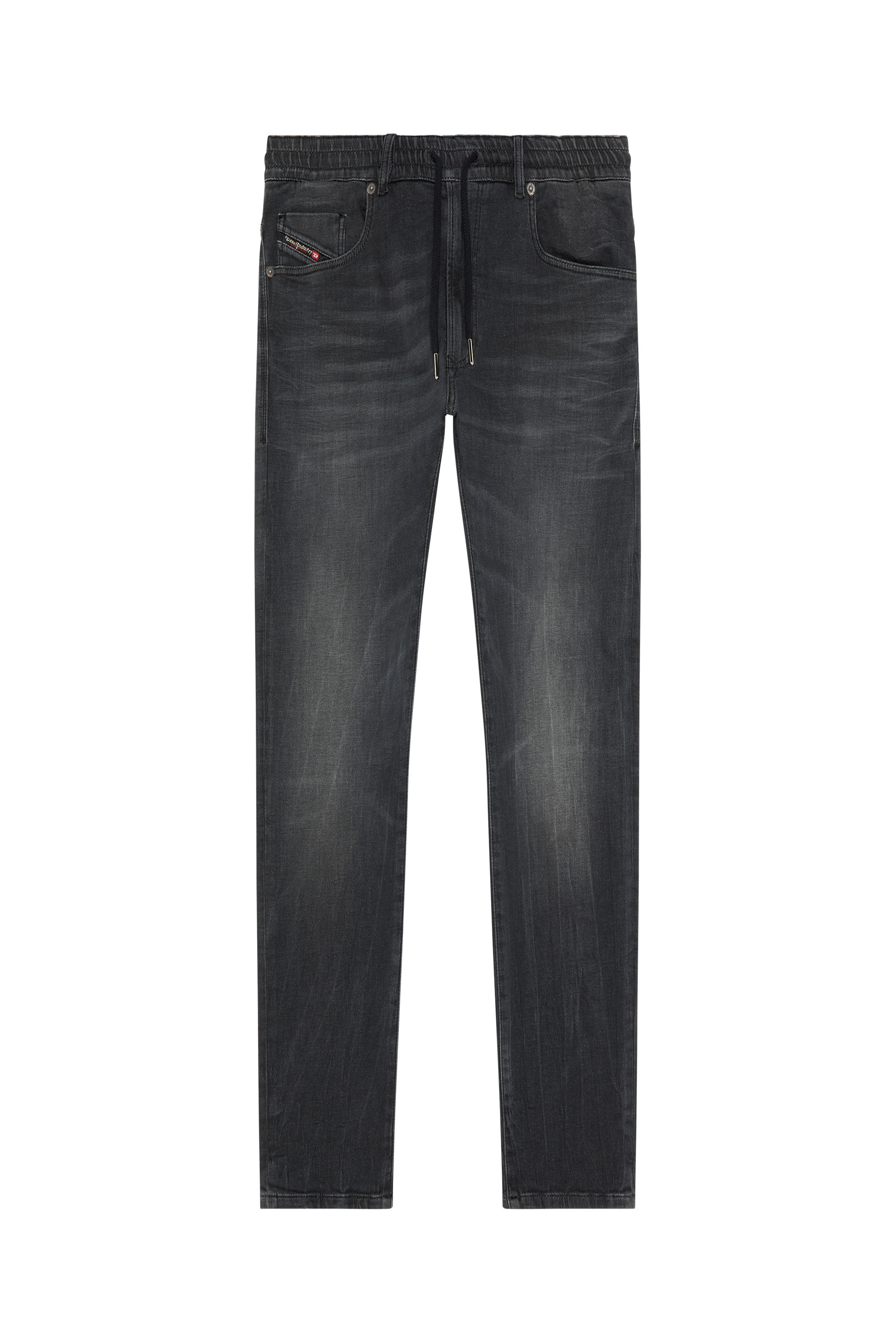 Diesel - Tapered Krooley JoggJeans® 068FS, Nero/Grigio scuro - Image 5