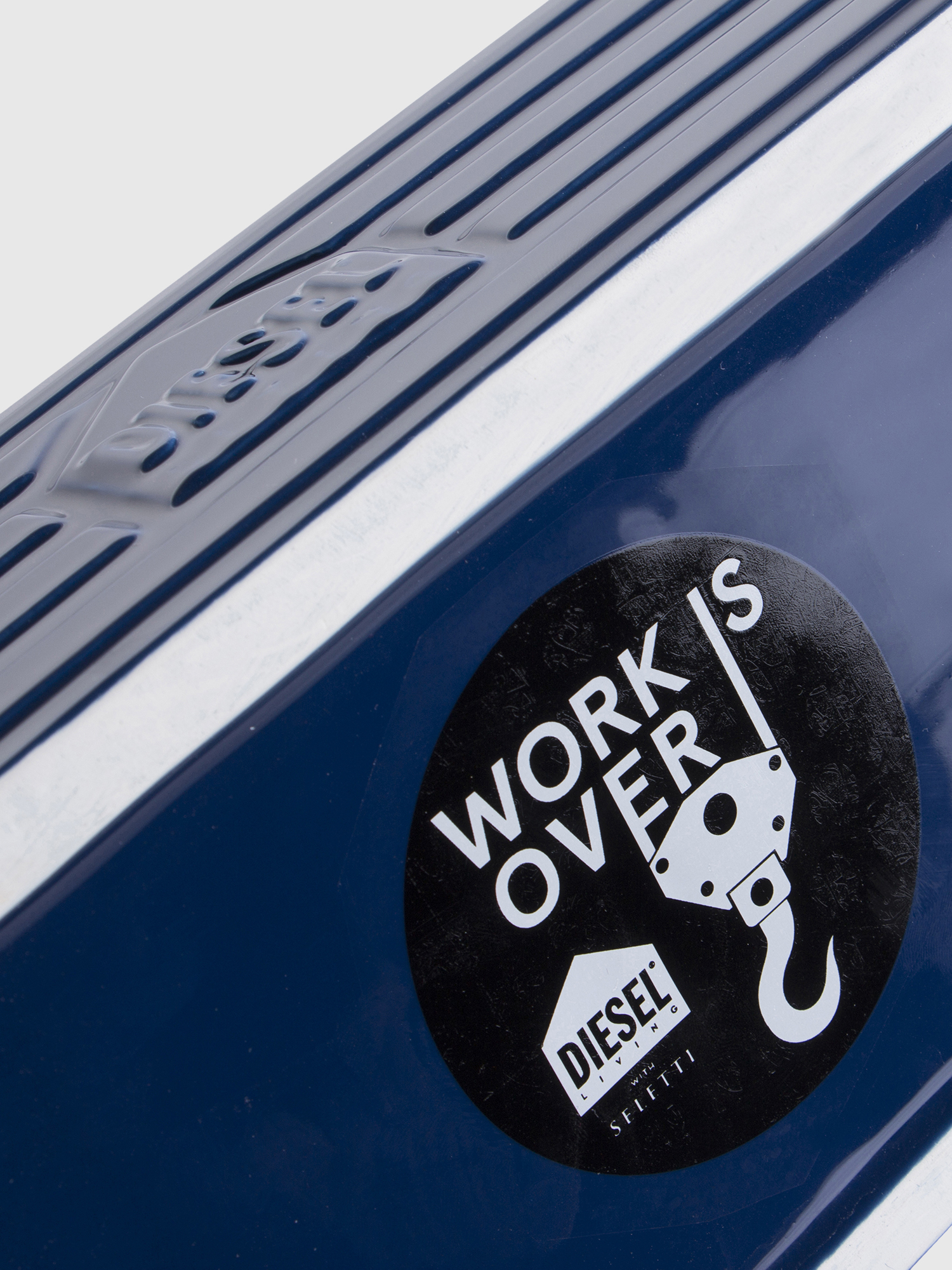 Diesel - 11056 WORK IS OVER, Cassetta porta attrezzi in porcellana blu Unisex in Blu - 5