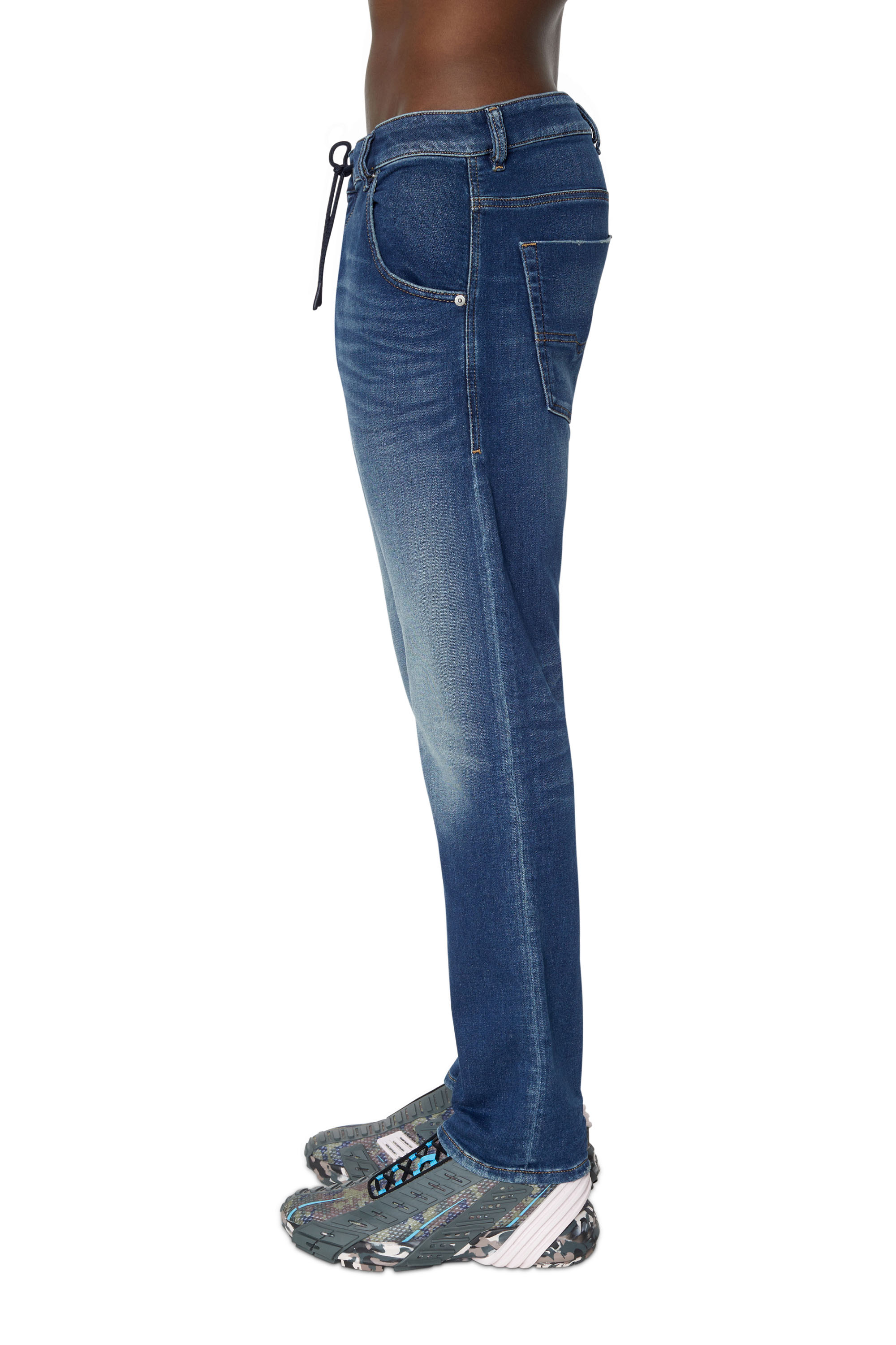 Diesel - Tapered 2030 D-Krooley Joggjeans® 068AZ, Blu medio - Image 4