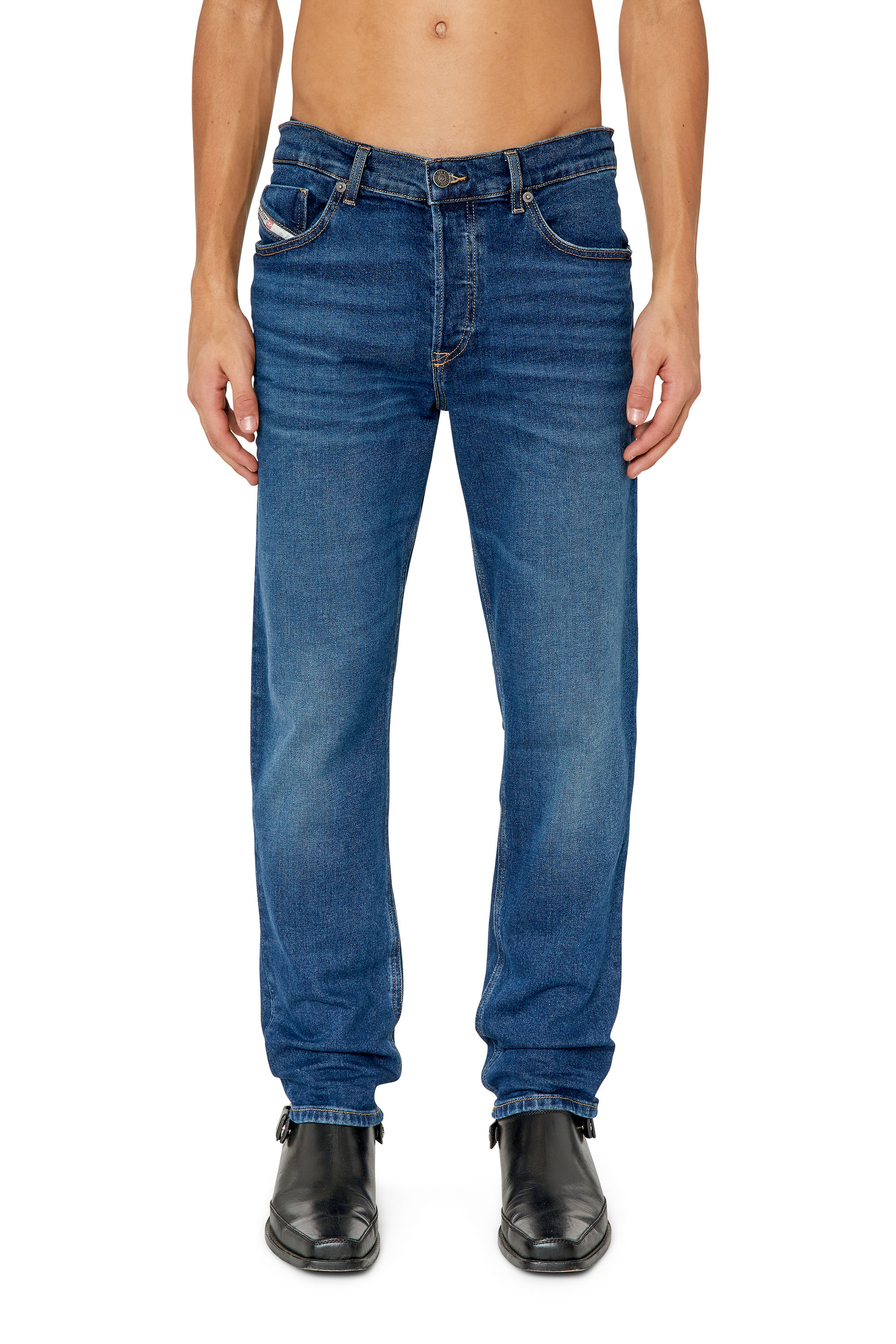 Jeans spray power stretch scuro con abrasioniASOS in Denim da Uomo colore Blu Uomo Abbigliamento da Jeans da Jeans skinny 
